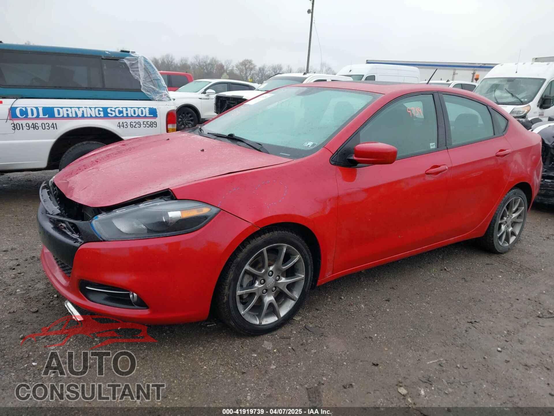 DODGE DART 2014 - 1C3CDFBB2ED909607