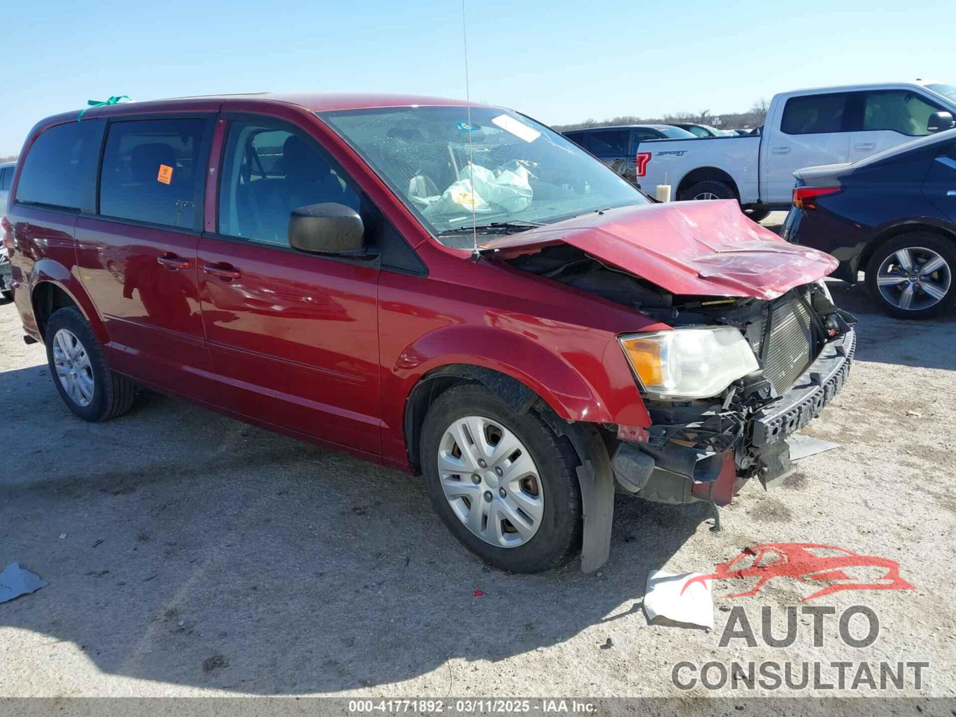 DODGE GRAND CARAVAN 2014 - 2C4RDGBG9ER471026