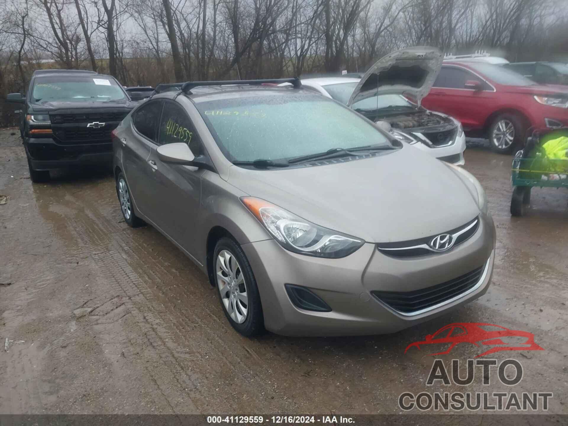 HYUNDAI ELANTRA 2013 - 5NPDH4AE4DH159592