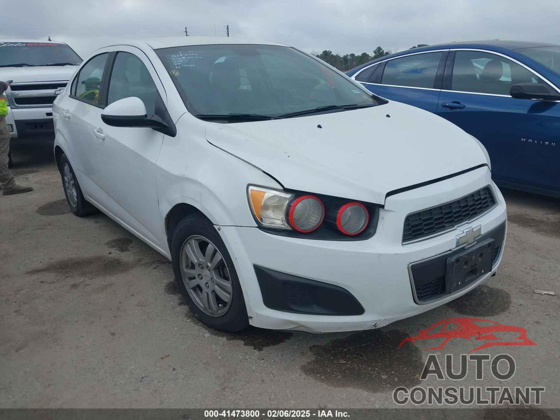 CHEVROLET SONIC 2012 - 1G1JA5SH5C4169762