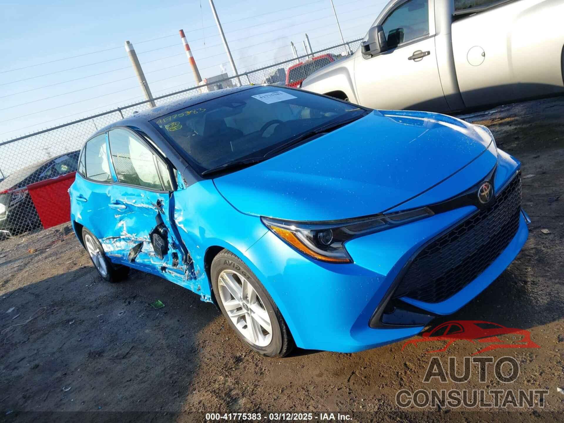 TOYOTA COROLLA 2021 - JTND4MBE4M3127162