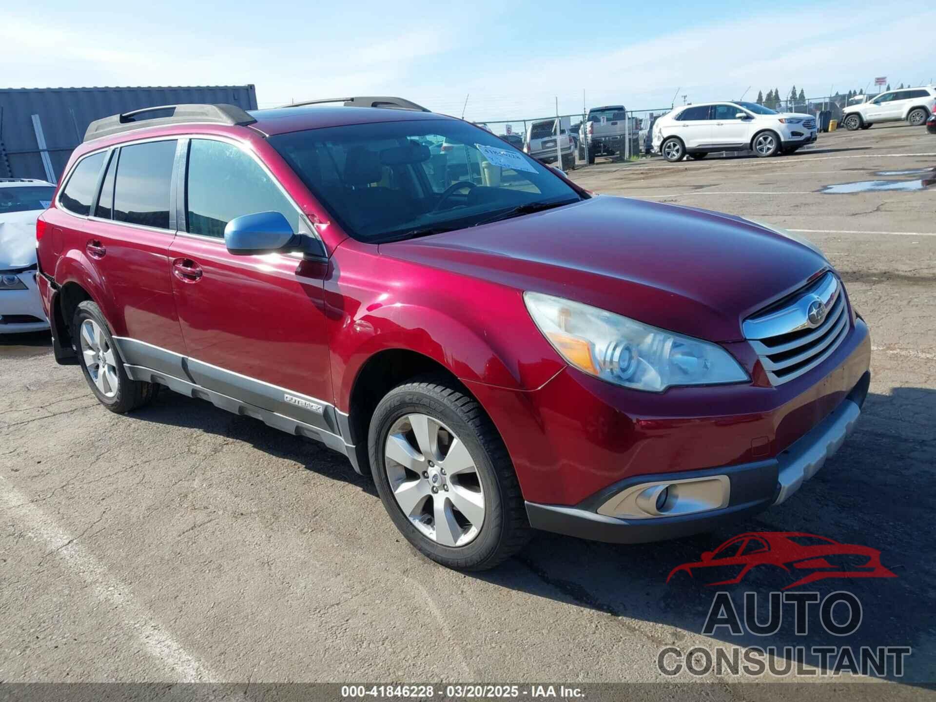 SUBARU OUTBACK 2012 - 4S4BRBKC0C3301464