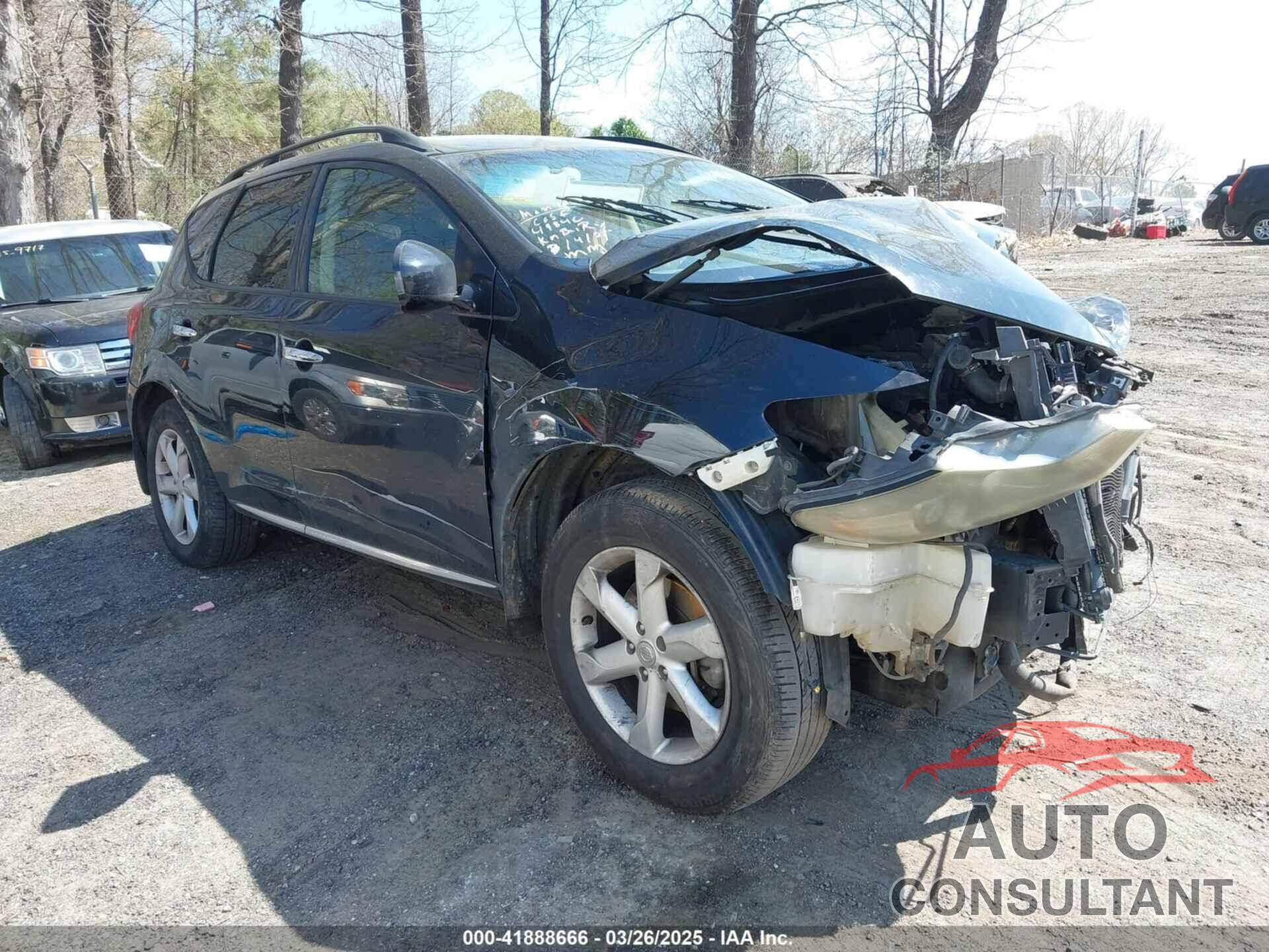 NISSAN MURANO 2009 - JN8AZ18U89W031485