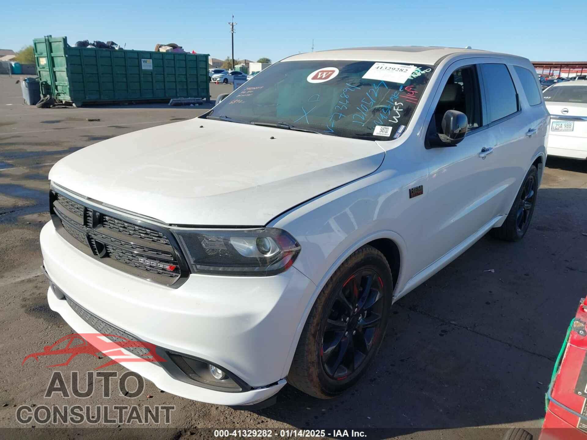 DODGE DURANGO 2017 - 1C4SDHCT8HC736891