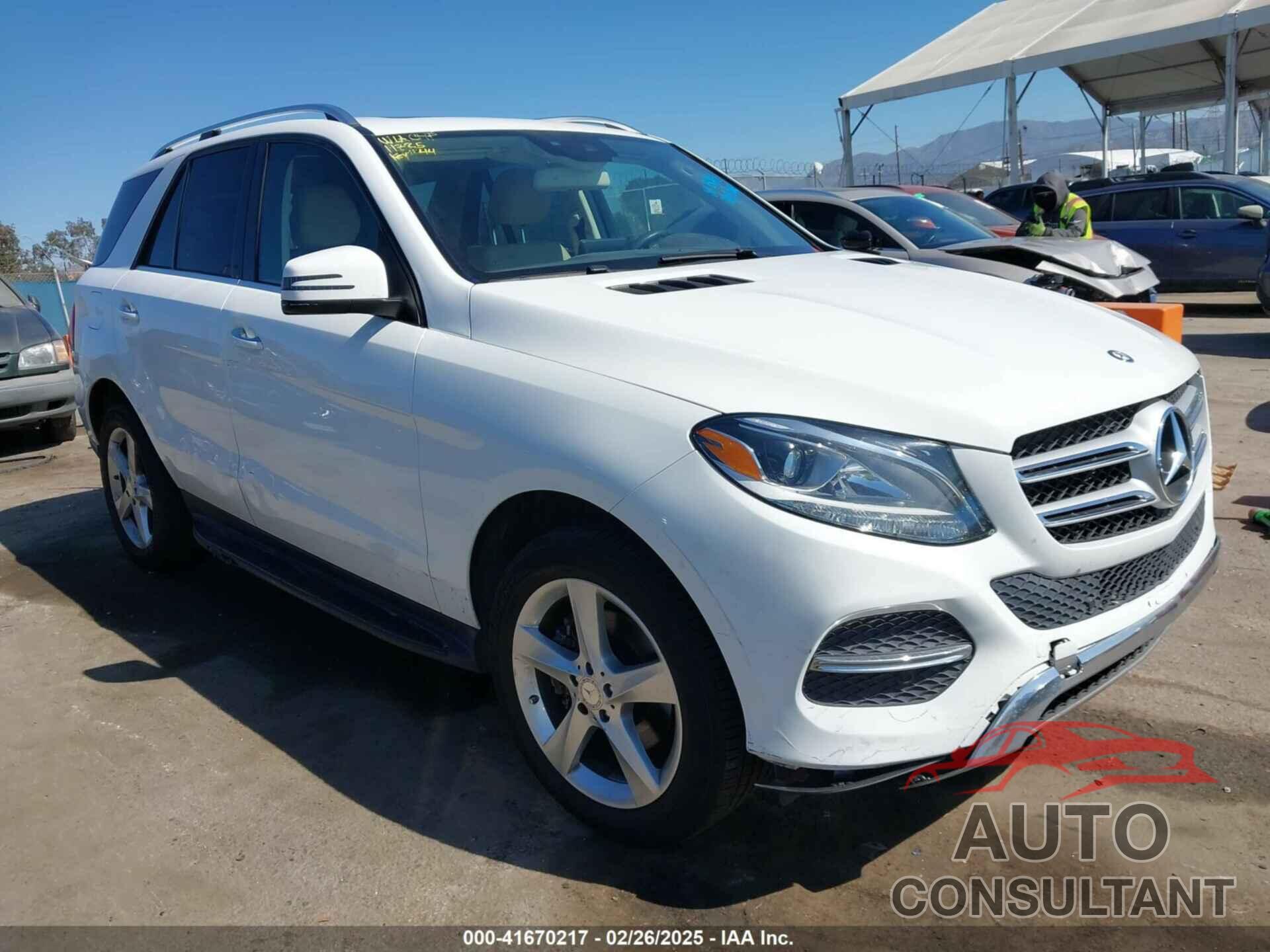 MERCEDES-BENZ GLE 350 2017 - 4JGDA5JB1HA846876