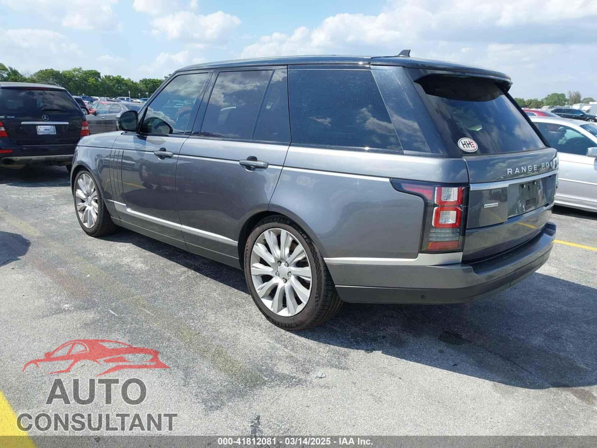 LAND ROVER RANGE ROVER 2016 - SALGS2EF3GA264070