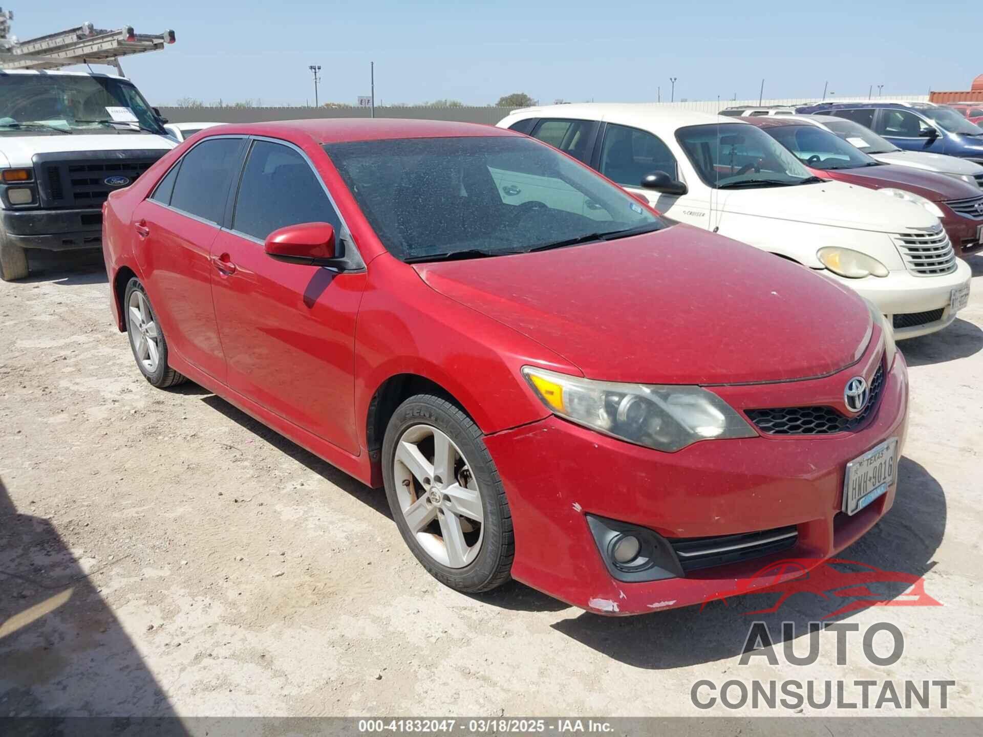 TOYOTA CAMRY 2013 - 4T1BF1FK1DU643568