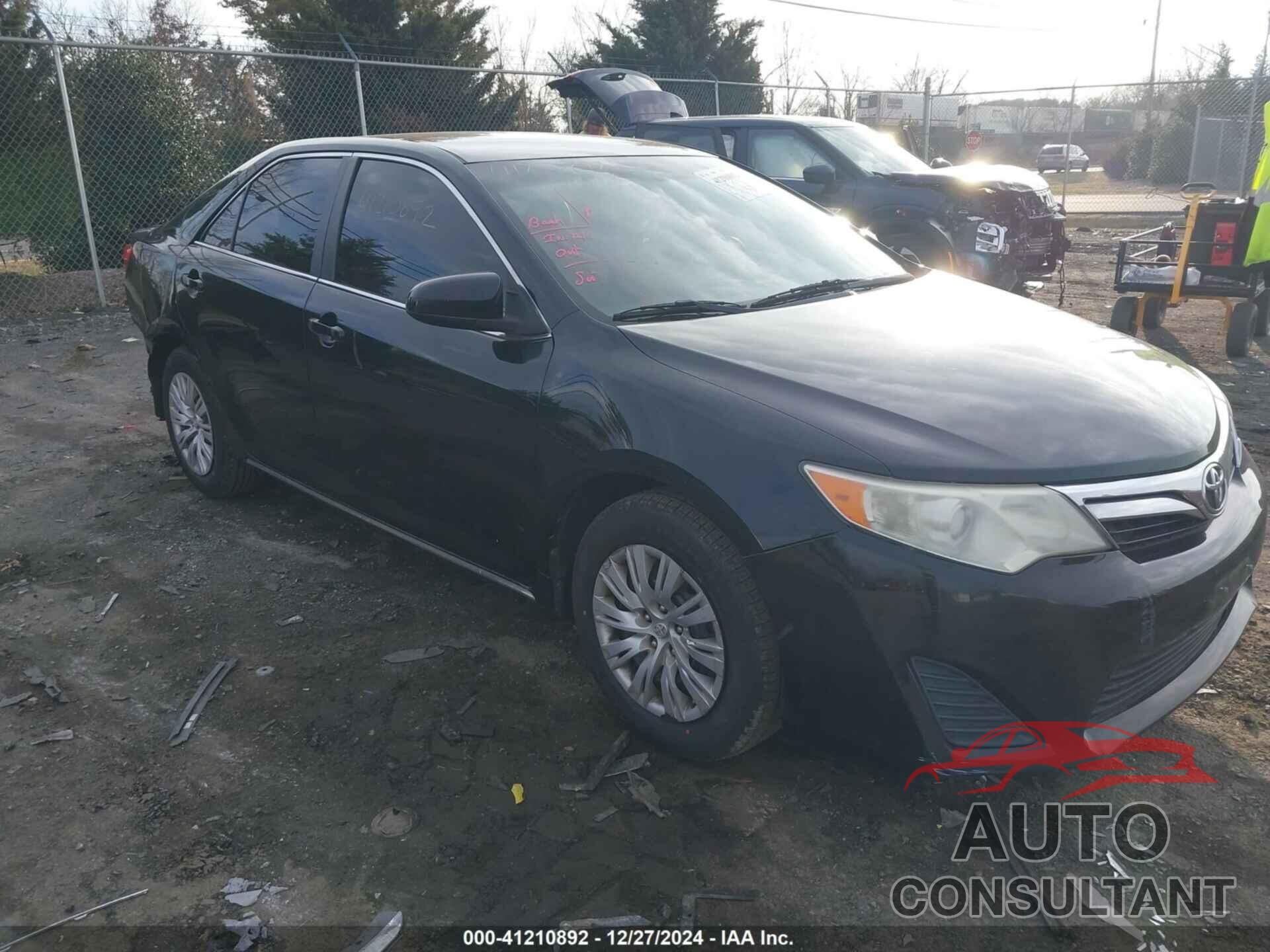TOYOTA CAMRY 2012 - 4T1BF1FK0CU518303