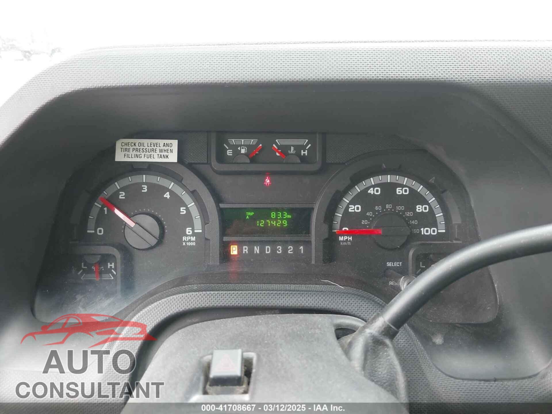 FORD E-350 CUTAWAY 2015 - 1FDWE3FL6FDA24928