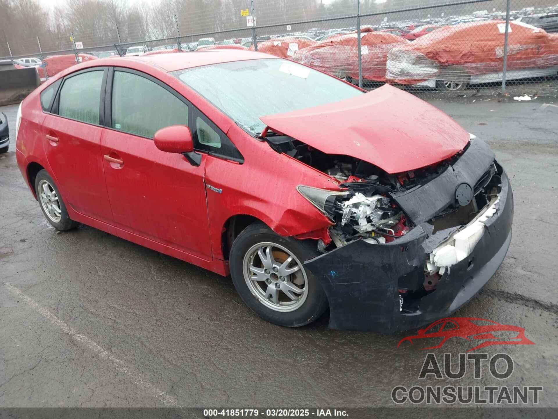 TOYOTA PRIUS 2010 - JTDKN3DUXA0107275
