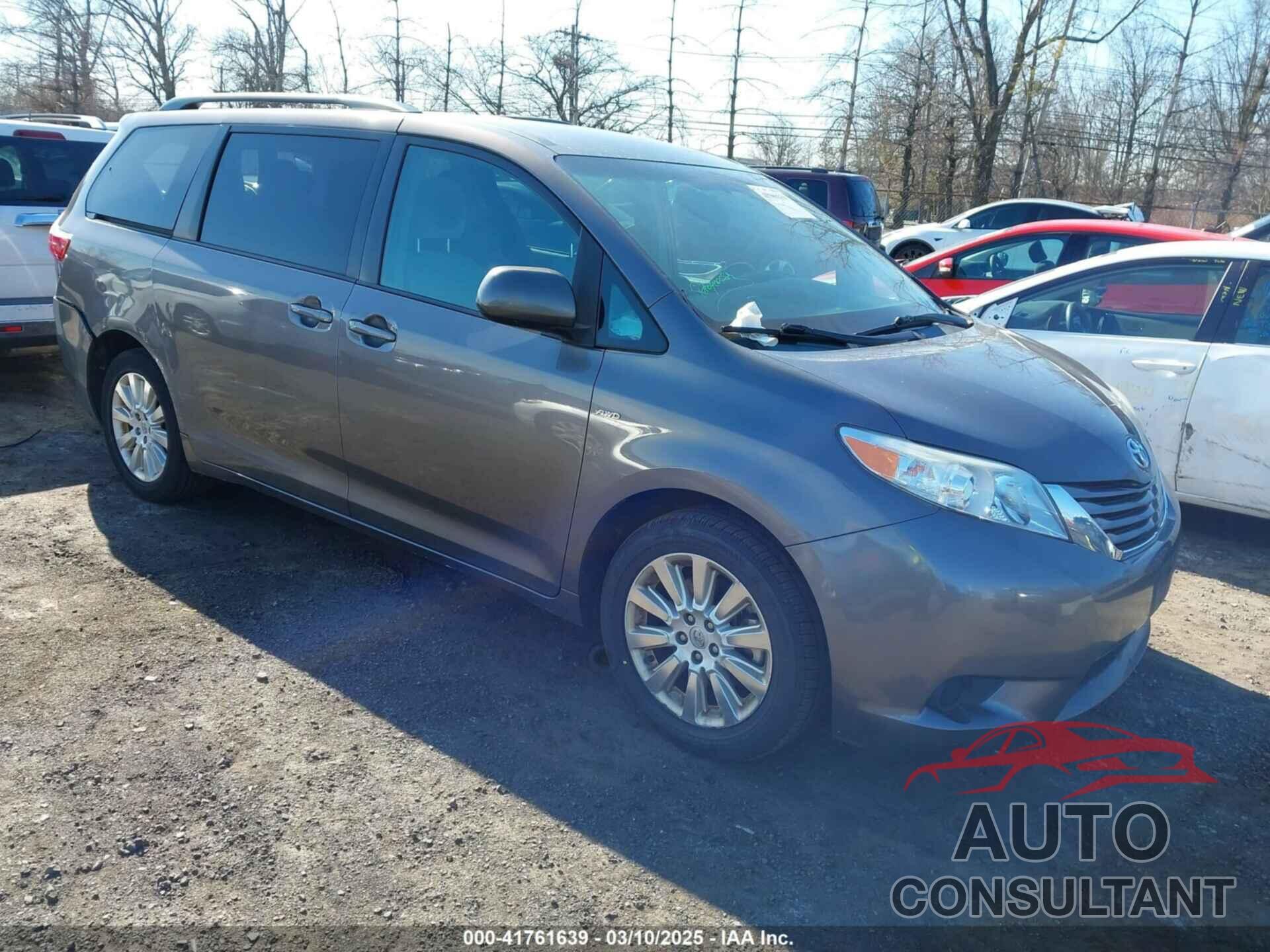TOYOTA SIENNA 2016 - 5TDJK3DC5GS133753