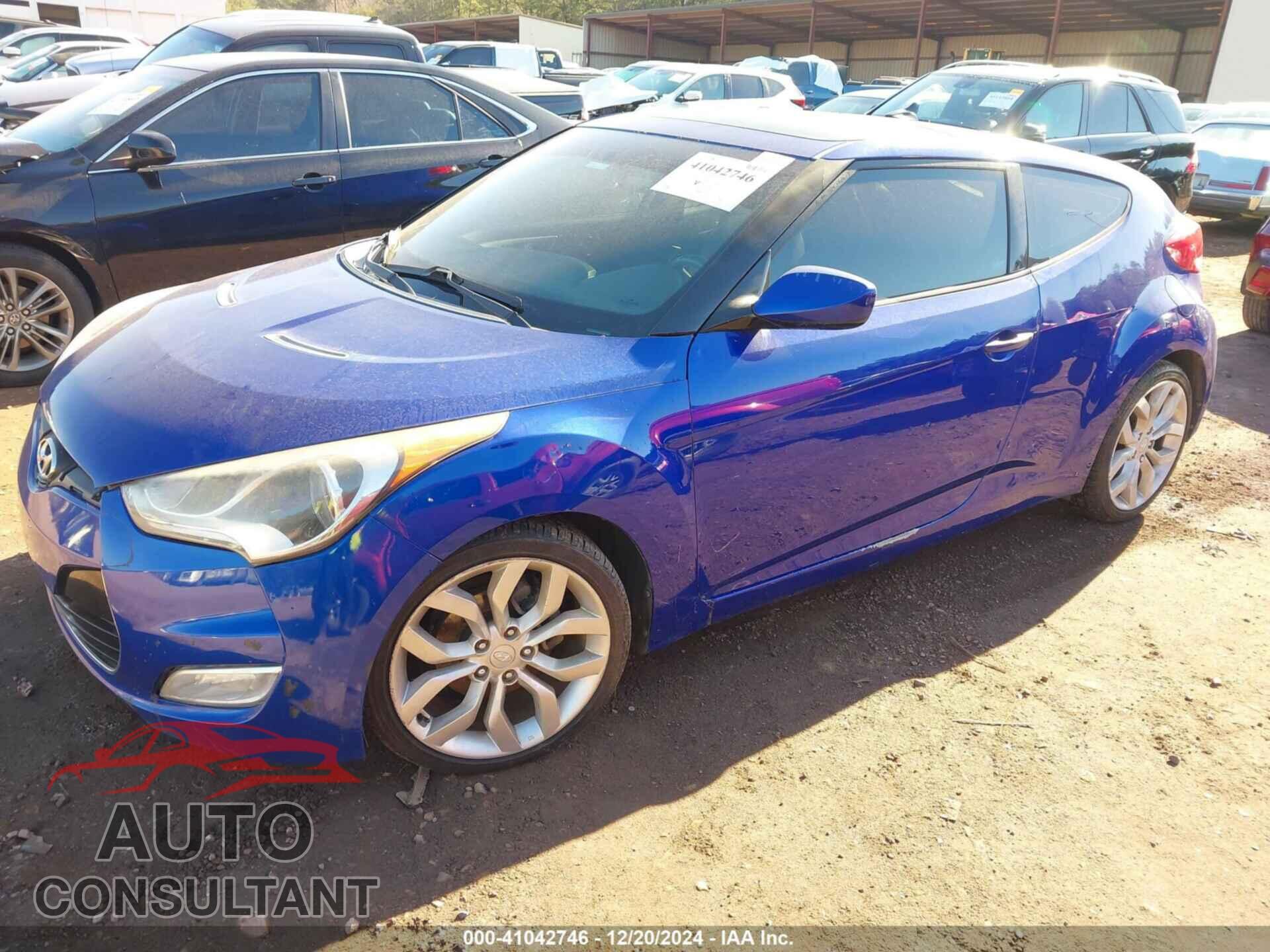 HYUNDAI VELOSTER 2012 - KMHTC6AD5CU060745