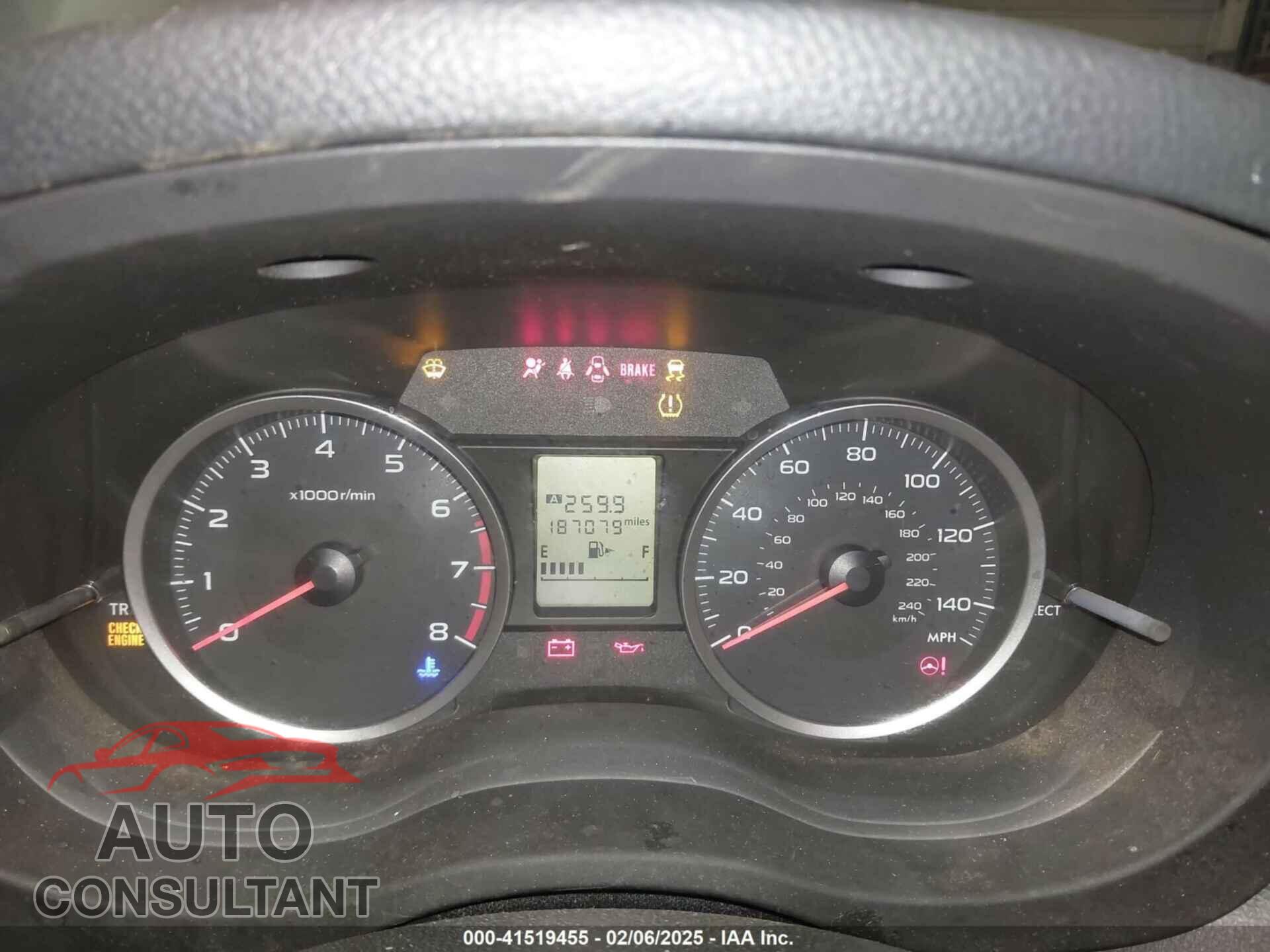 SUBARU FORESTER 2017 - JF2SJAACXHG490987