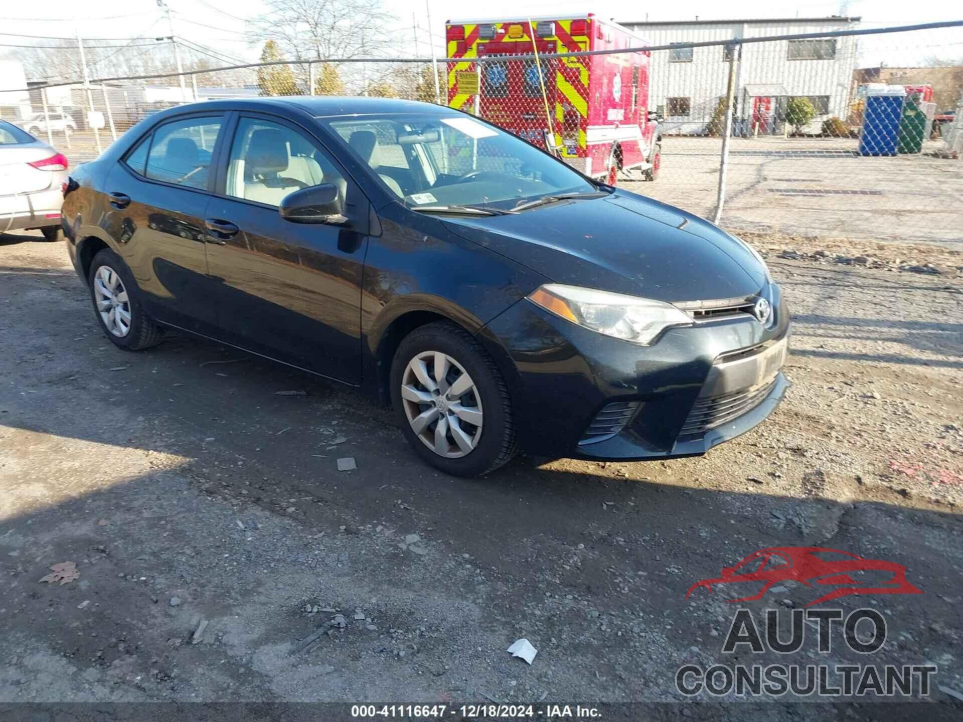 TOYOTA COROLLA 2015 - 2T1BURHE5FC276559