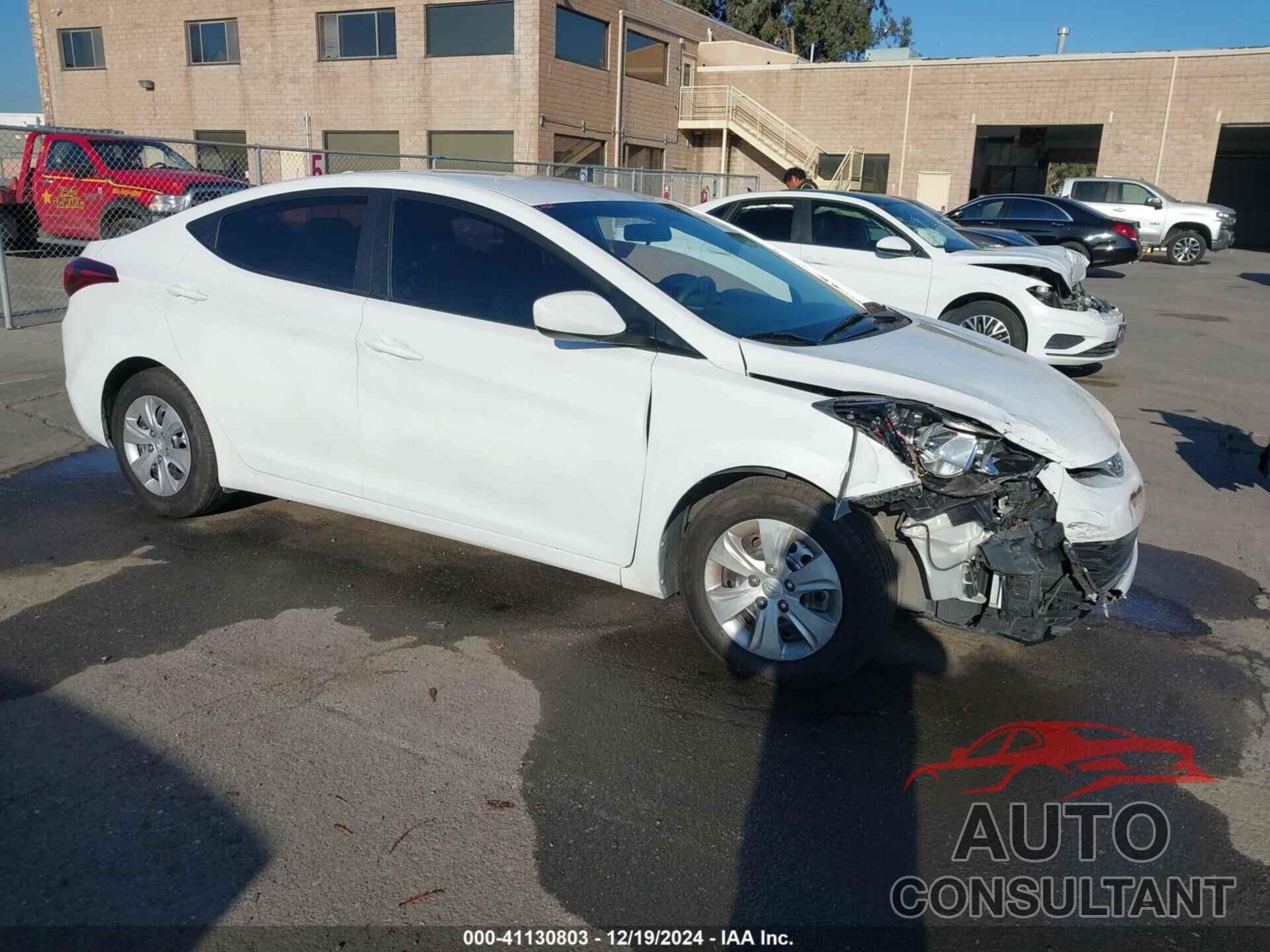 HYUNDAI ELANTRA 2016 - 5NPDH4AE6GH693617
