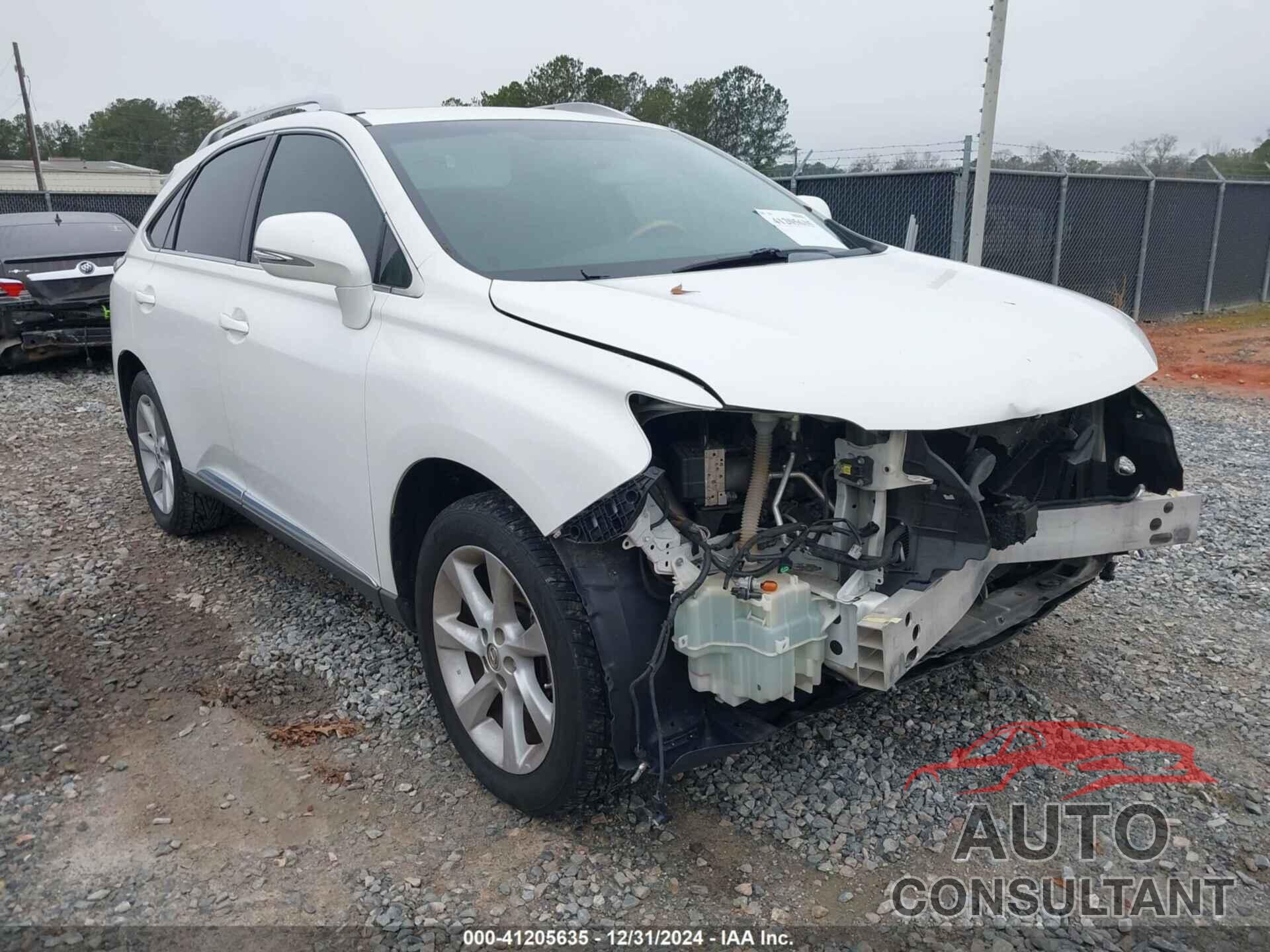 LEXUS RX 350 2012 - 2T2ZK1BA2CC083580