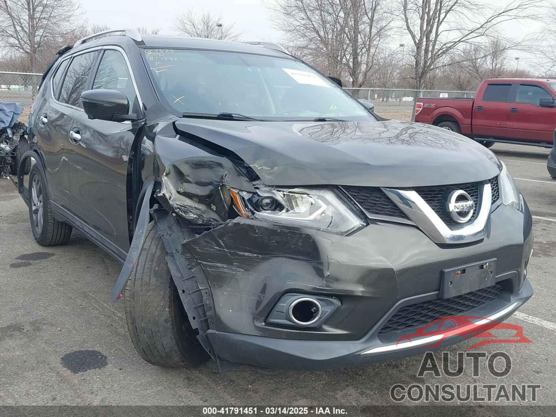 NISSAN ROGUE 2016 - 5N1AT2MV4GC877592