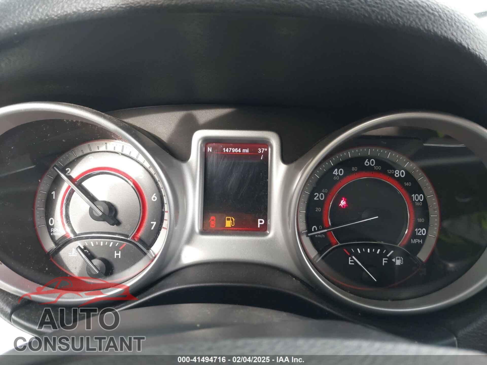 DODGE JOURNEY 2012 - 3C4PDCAB0CT282975