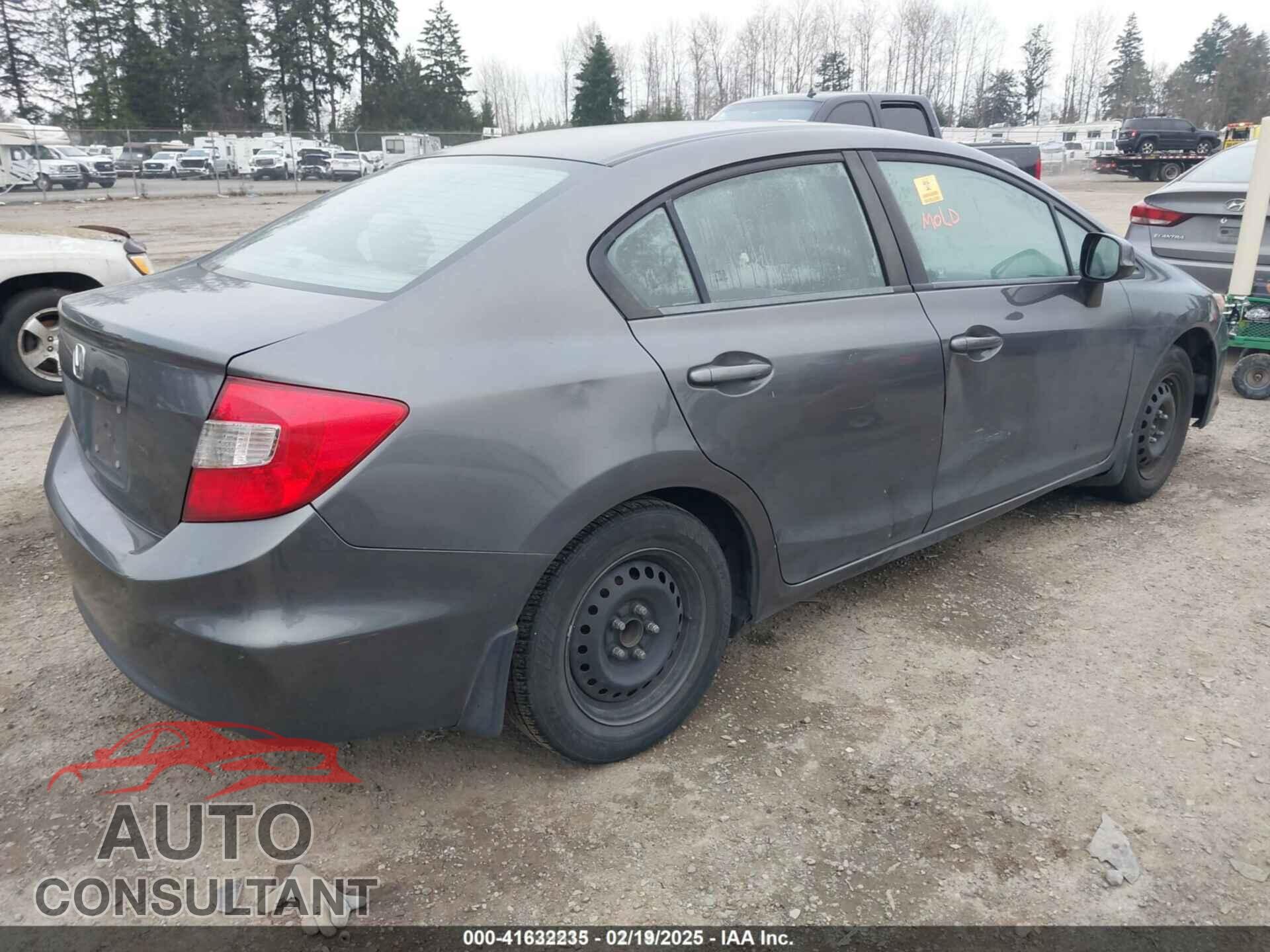 HONDA CIVIC SDN 2012 - 2HGFB2F54CH332351