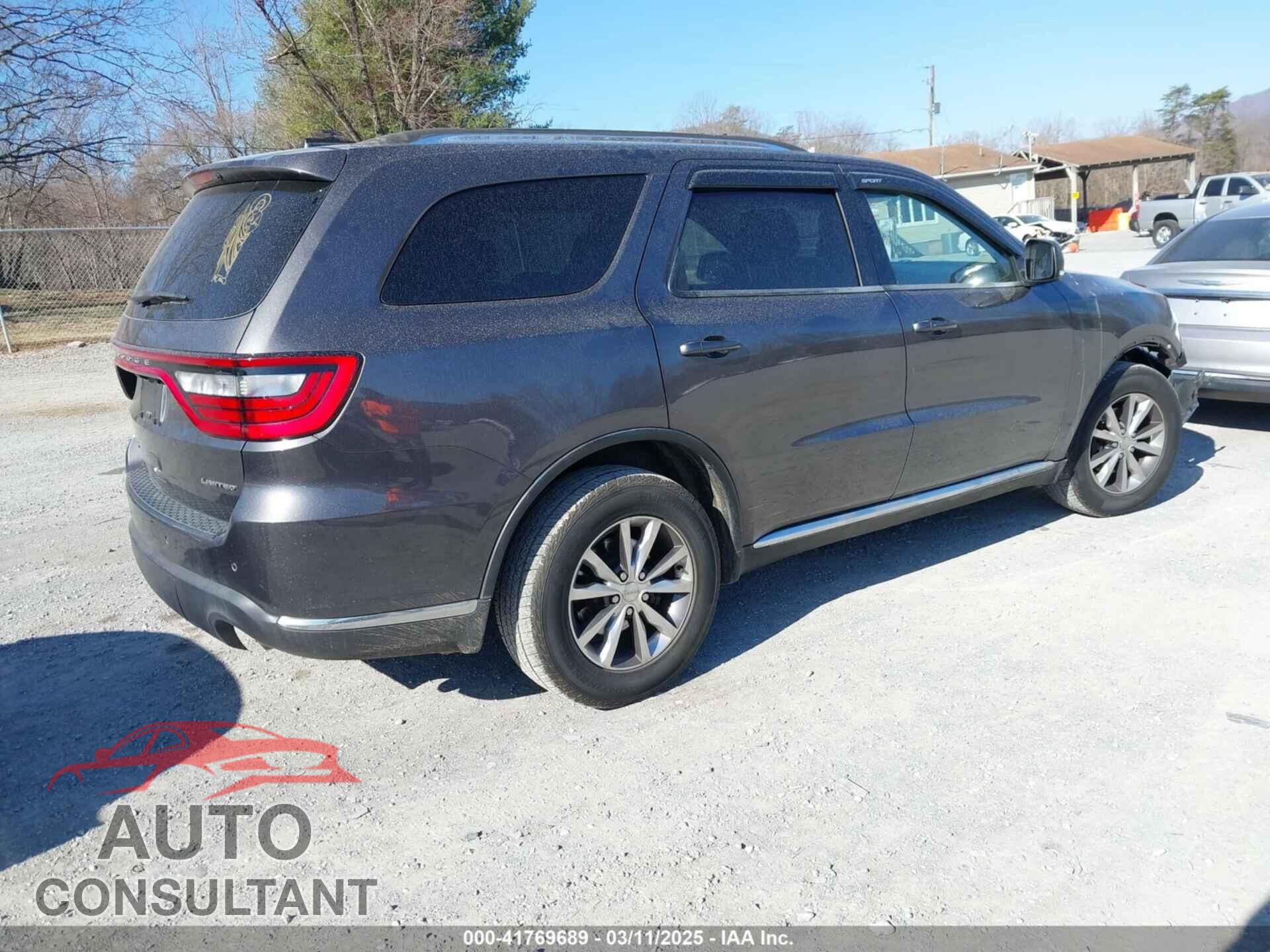 DODGE DURANGO 2016 - 1C4RDJDG1GC353803
