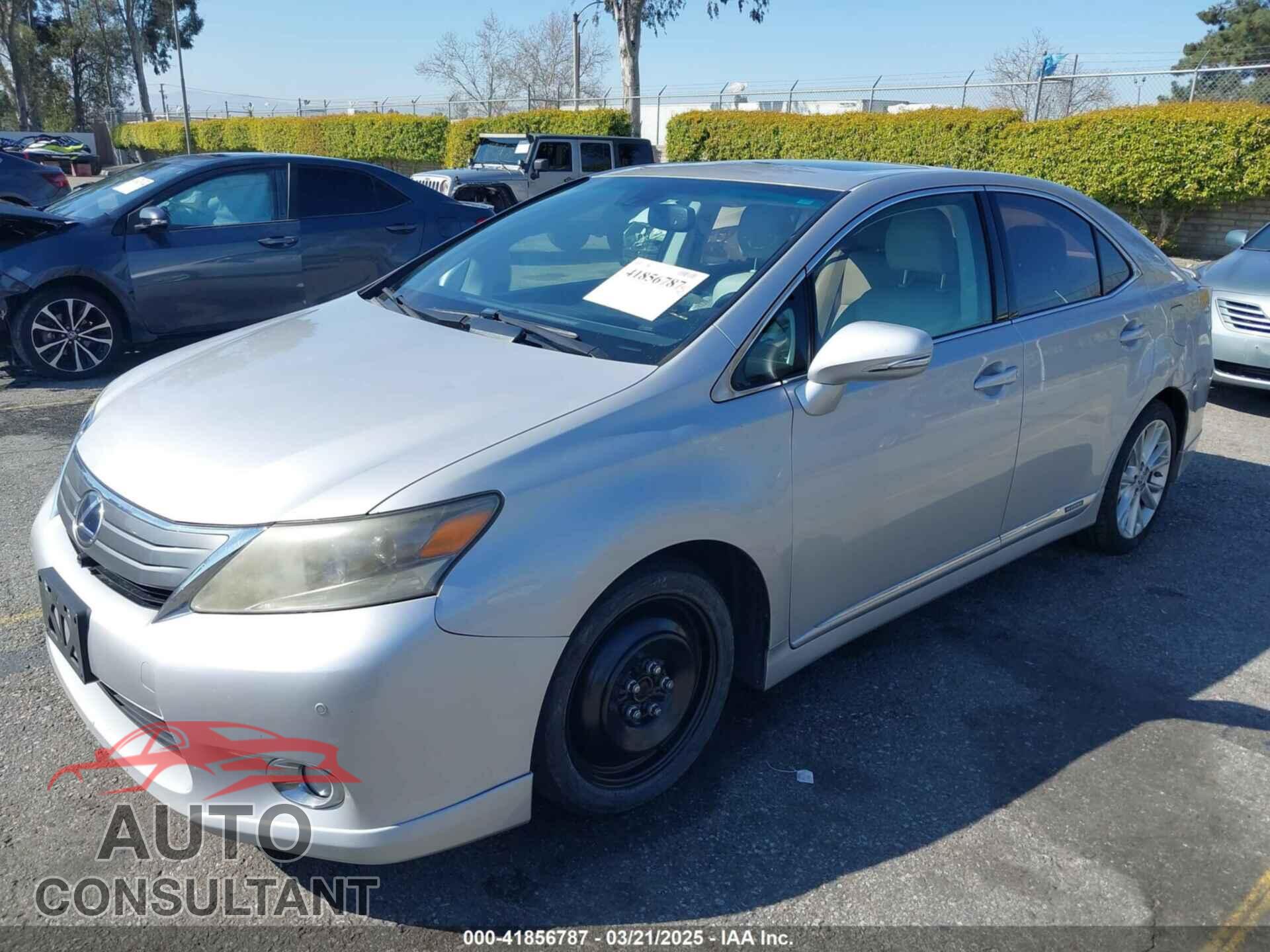 LEXUS HS 250H 2010 - JTHBB1BA9A2000856