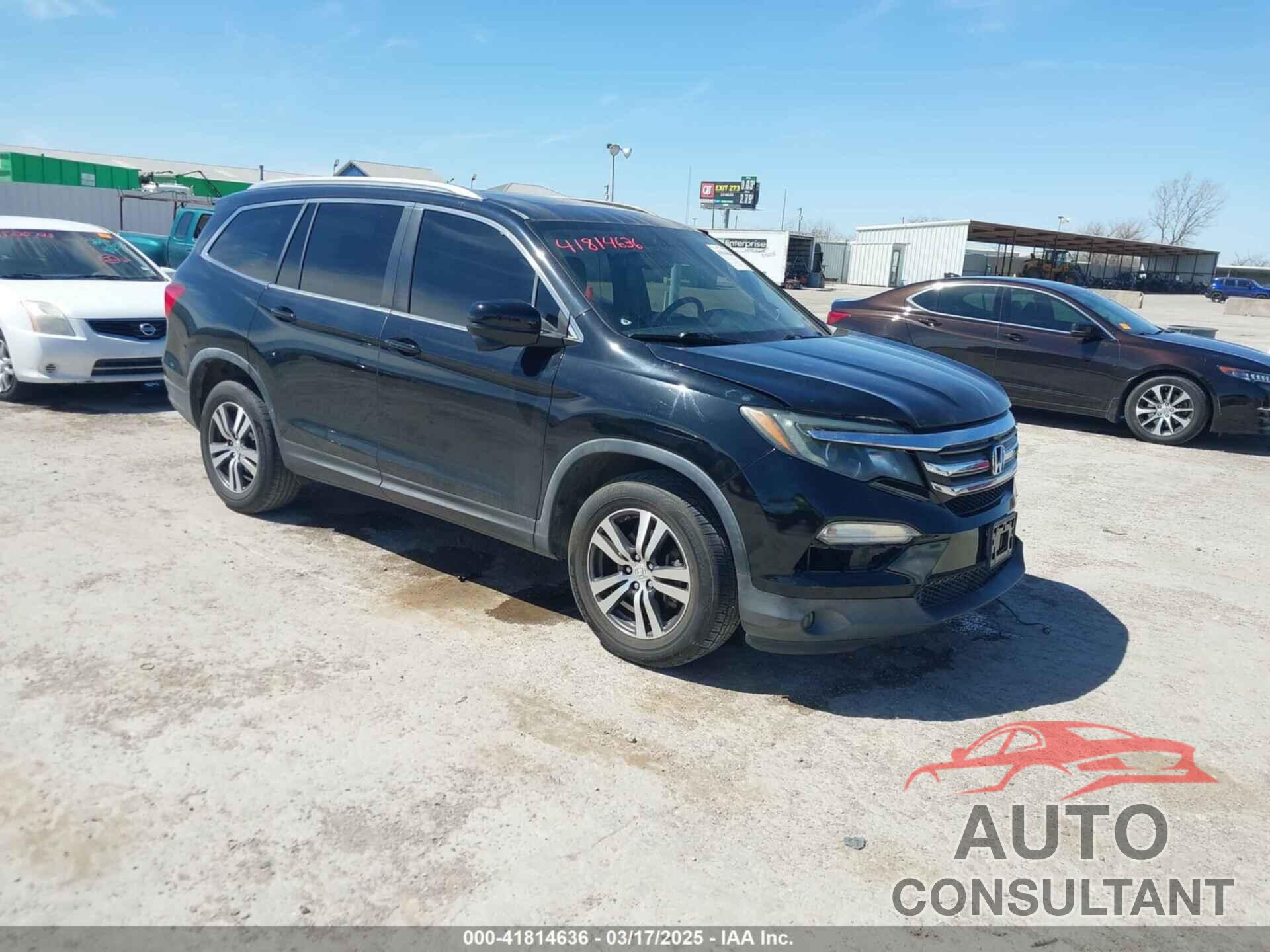 HONDA PILOT 2016 - 5FNYF6H58GB018830