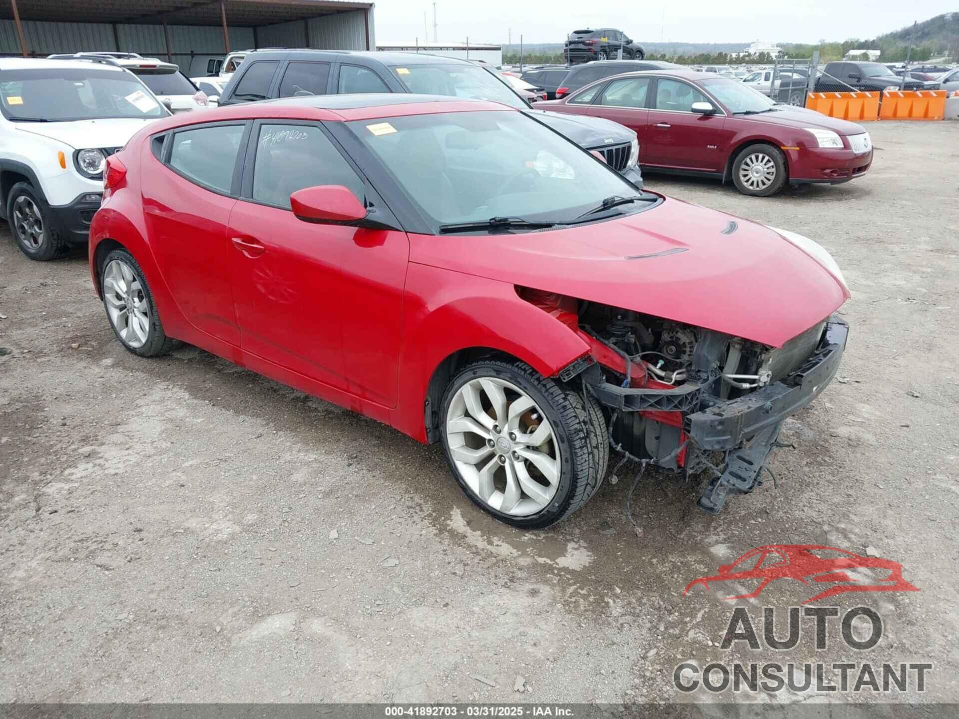 HYUNDAI VELOSTER 2013 - KMHTC6AD8DU146035