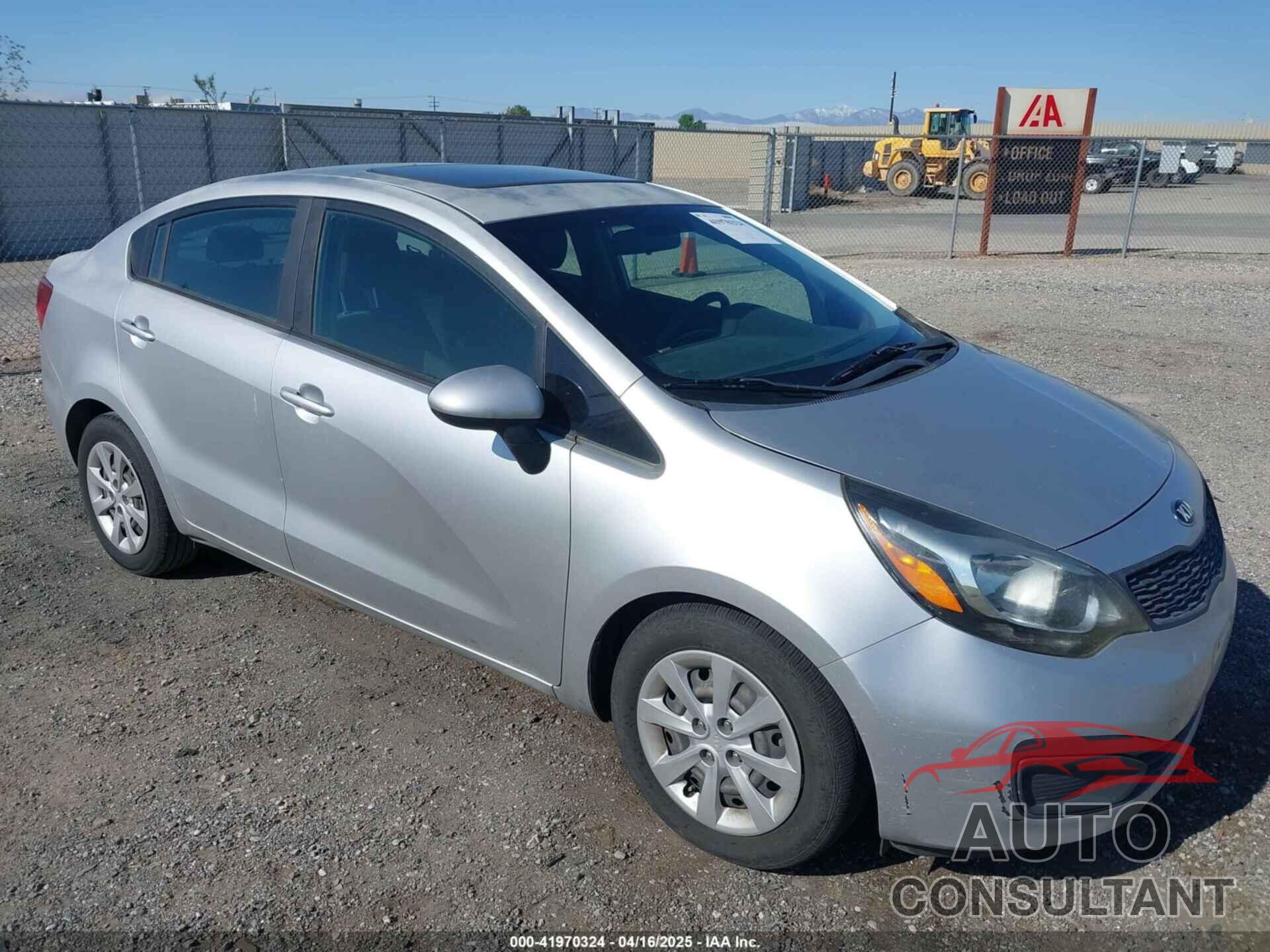 KIA RIO 2015 - KNADM4A39F6459522