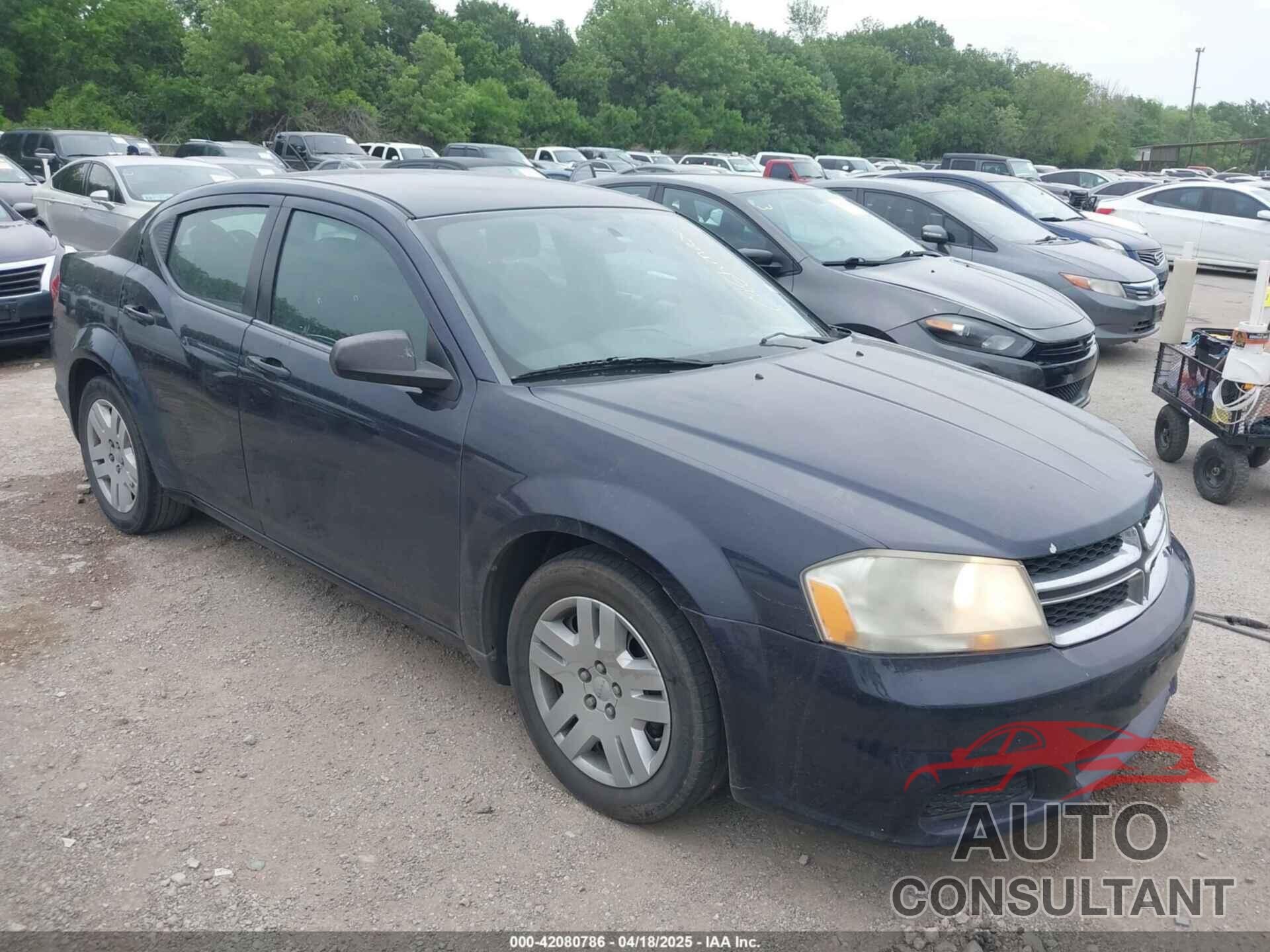 DODGE AVENGER 2012 - 1C3CDZAB5CN169965