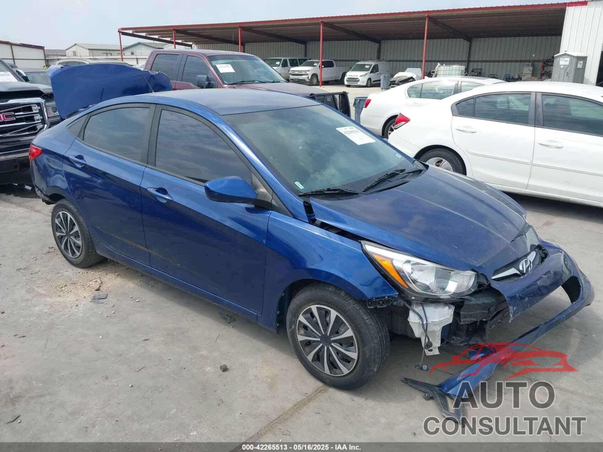 HYUNDAI ACCENT 2017 - KMHCT4AE7HU312404