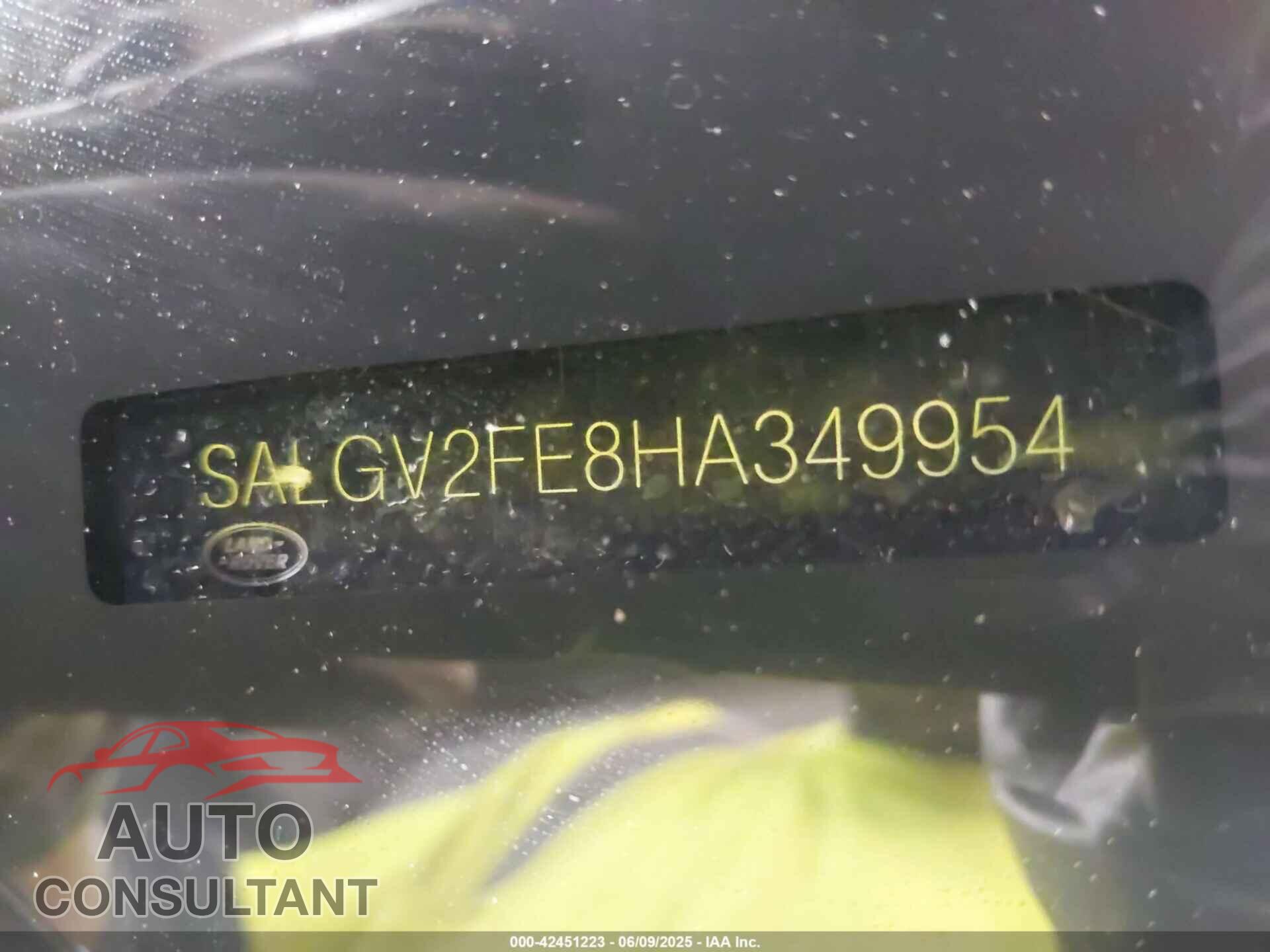 LAND ROVER RANGE ROVER 2017 - SALGV2FE8HA349954