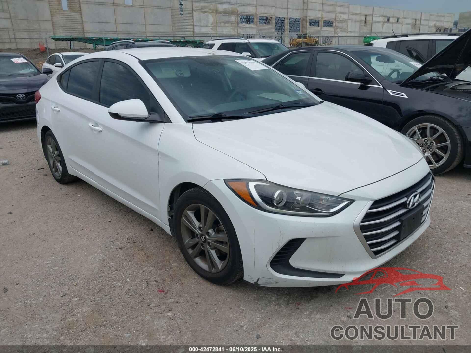 HYUNDAI ELANTRA 2018 - 5NPD84LF4JH238312