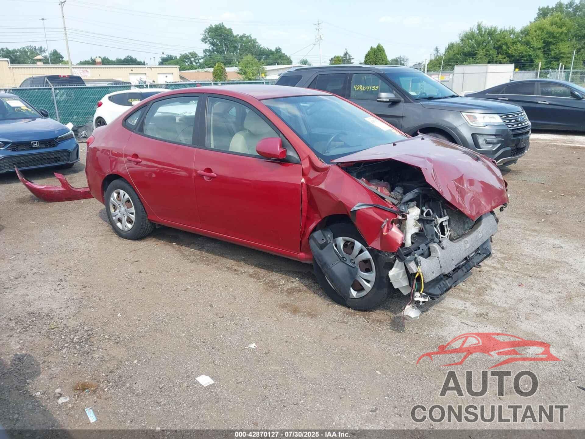 HYUNDAI ELANTRA 2010 - KMHDU4AD4AU906639
