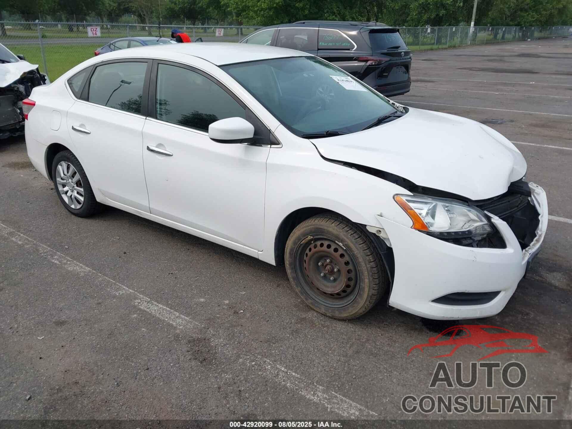 NISSAN SENTRA 2015 - 3N1AB7AP8FY367068