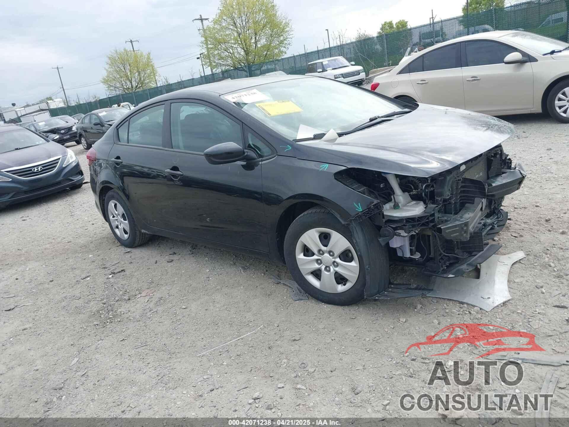 KIA FORTE 2017 - 3KPFK4A77HE027741