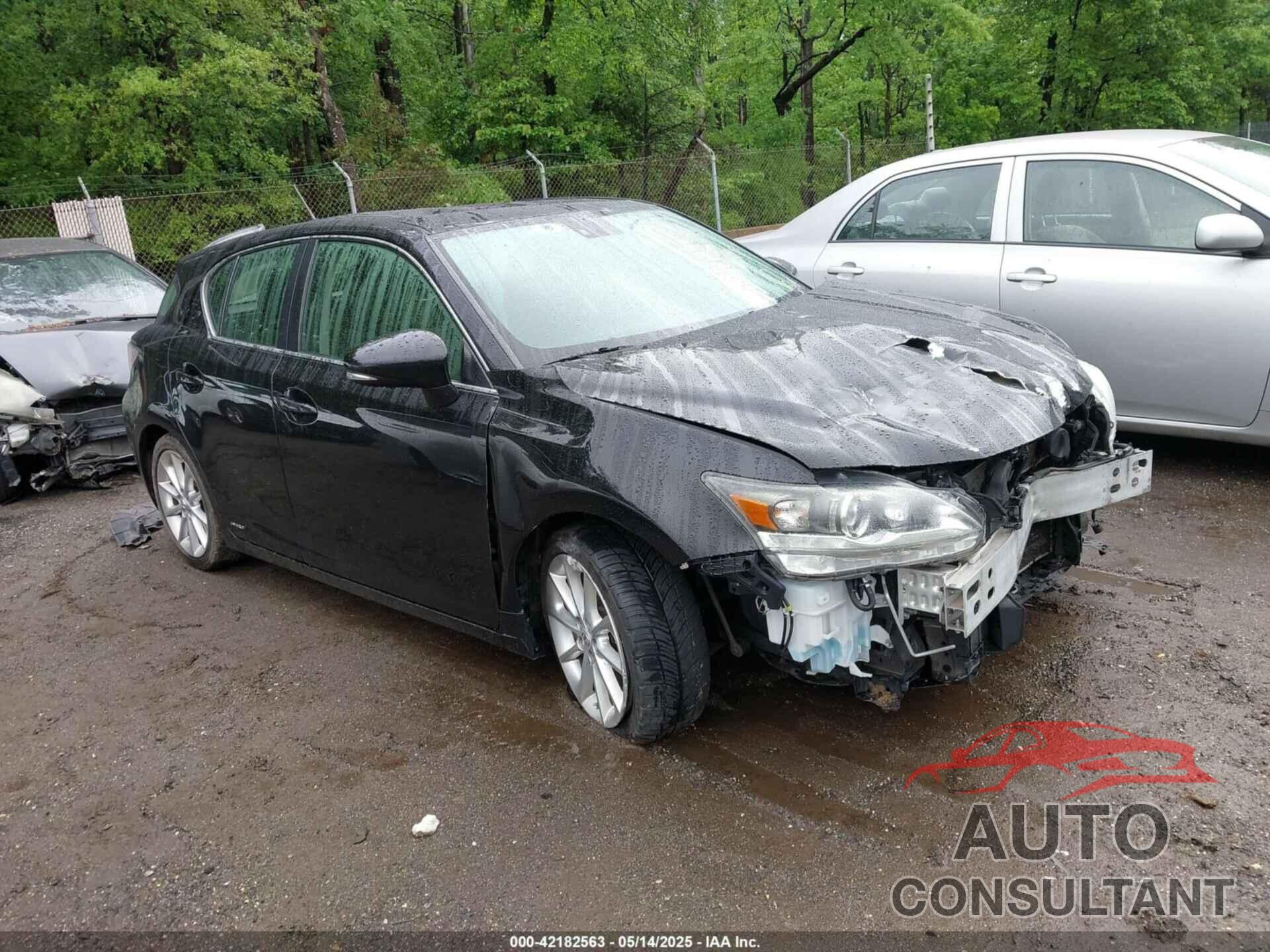 LEXUS CT 200H 2013 - JTHKD5BH6D2165119