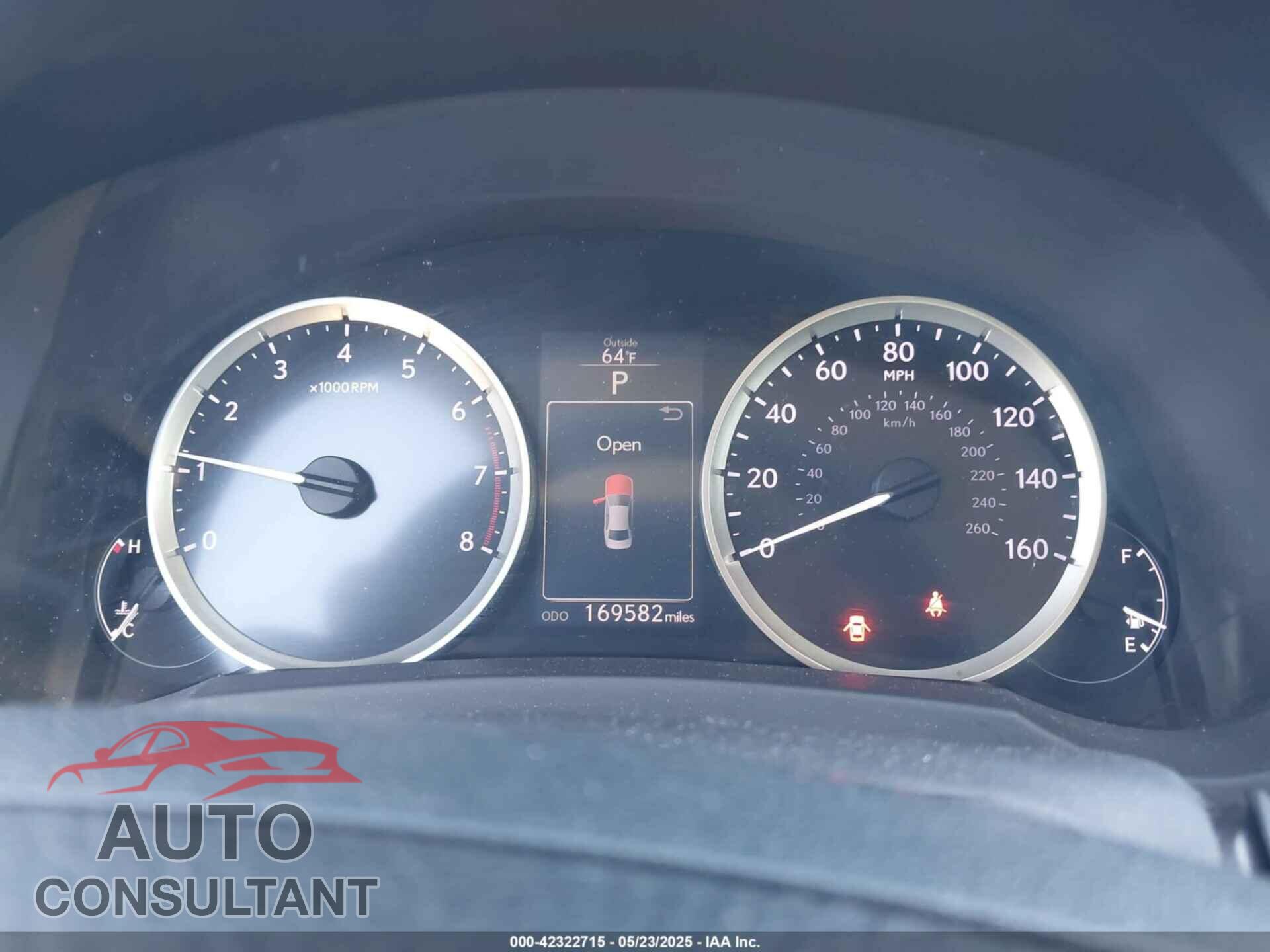 LEXUS IS 250 2015 - JTHBF1D27F5076348