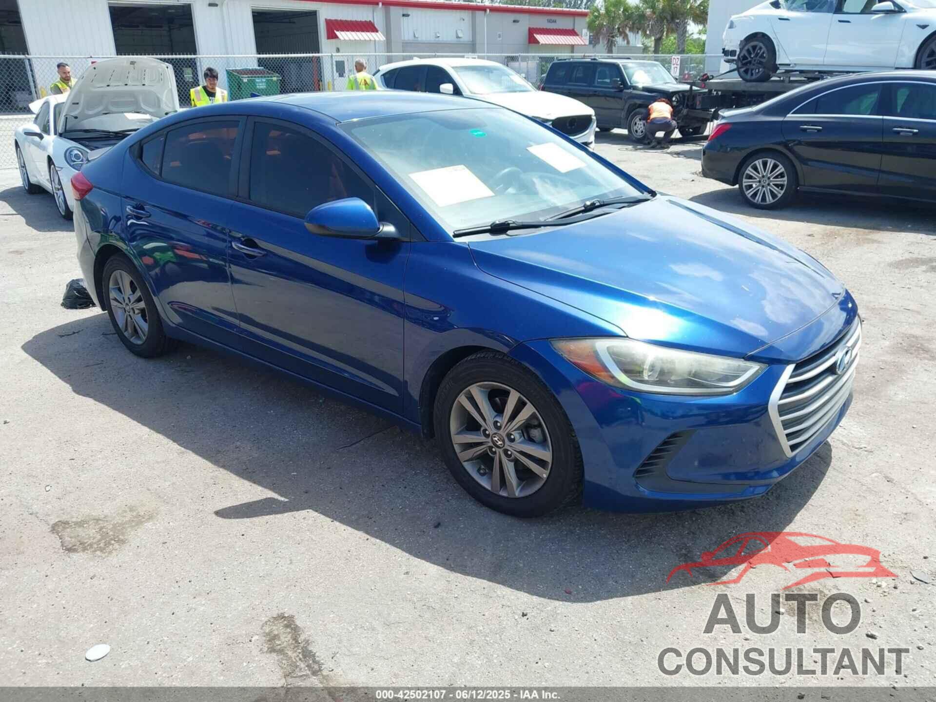 HYUNDAI ELANTRA 2017 - 5NPD84LF0HH078536