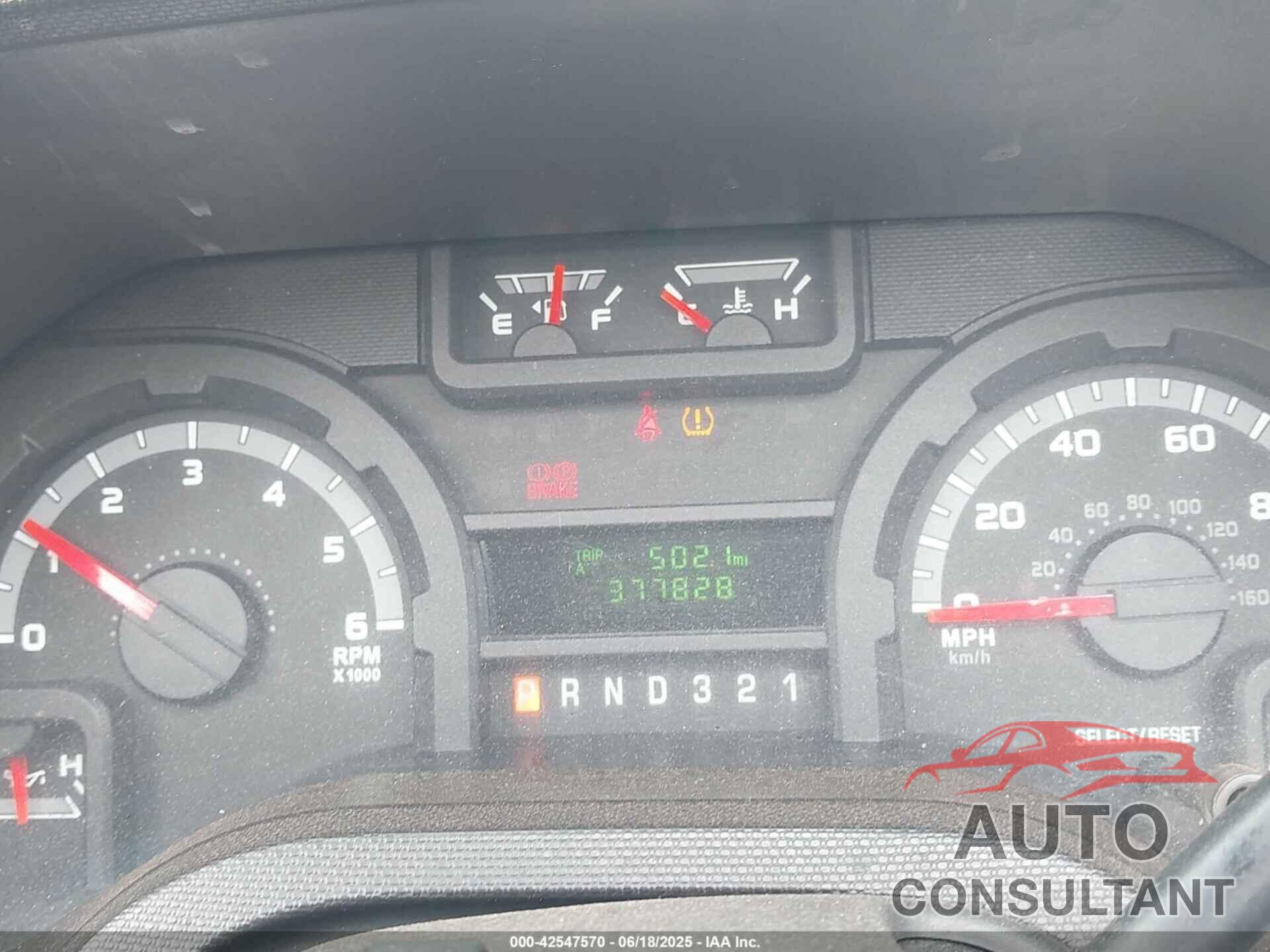 FORD E-350 CUTAWAY 2009 - 1FDSE35L09DA86765