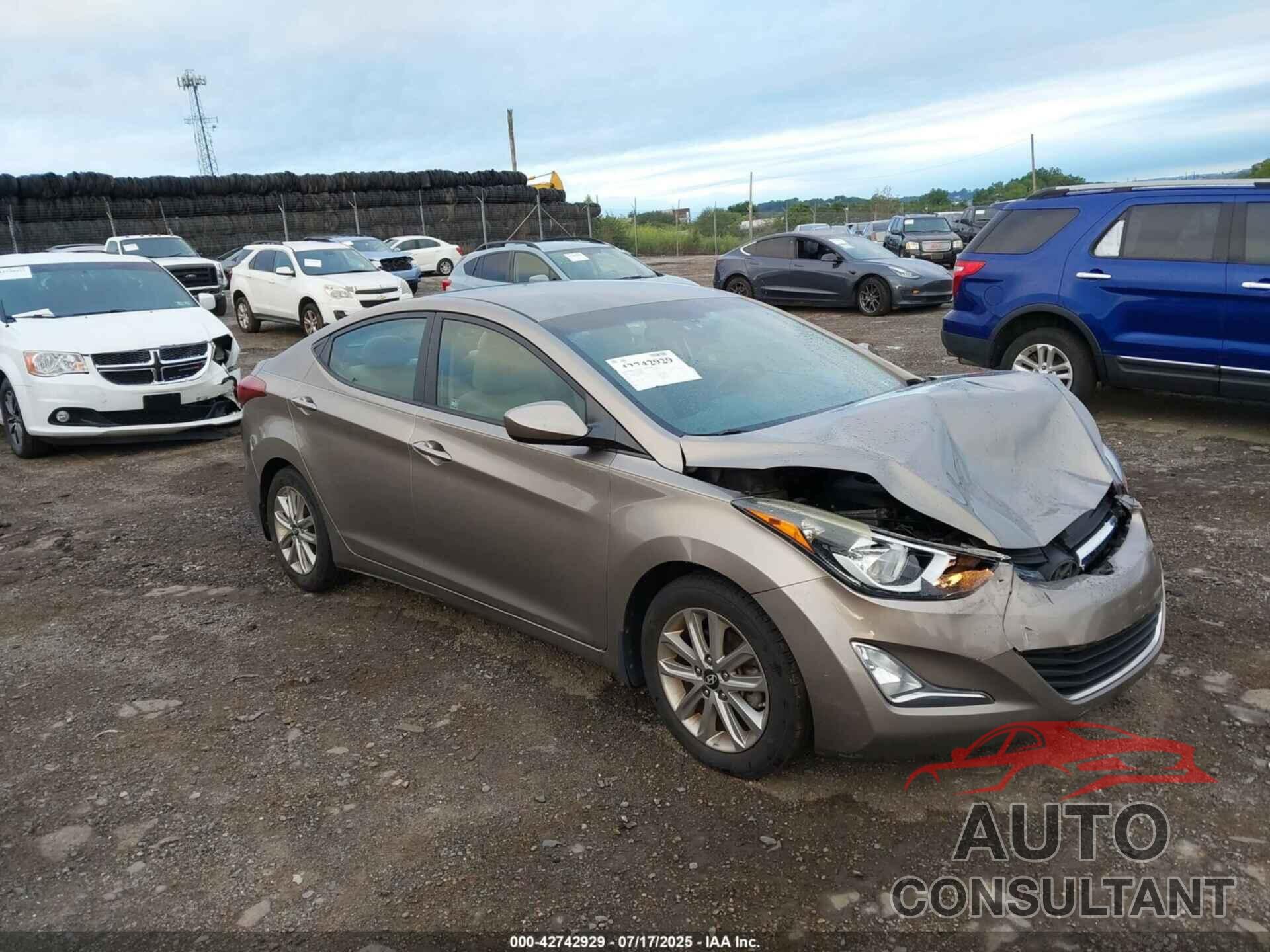 HYUNDAI ELANTRA 2014 - 5NPDH4AE9EH469514