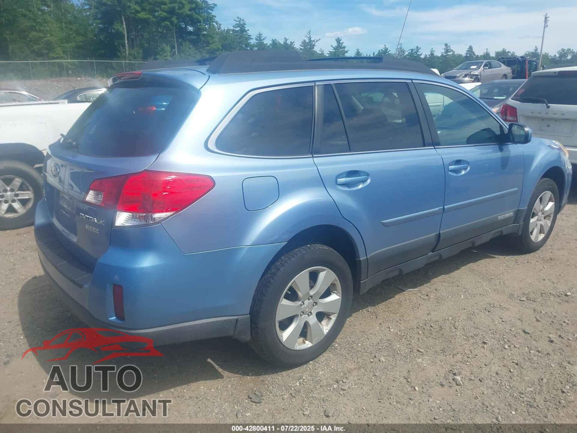 SUBARU OUTBACK 2012 - 4S4BRBCC9C3200714