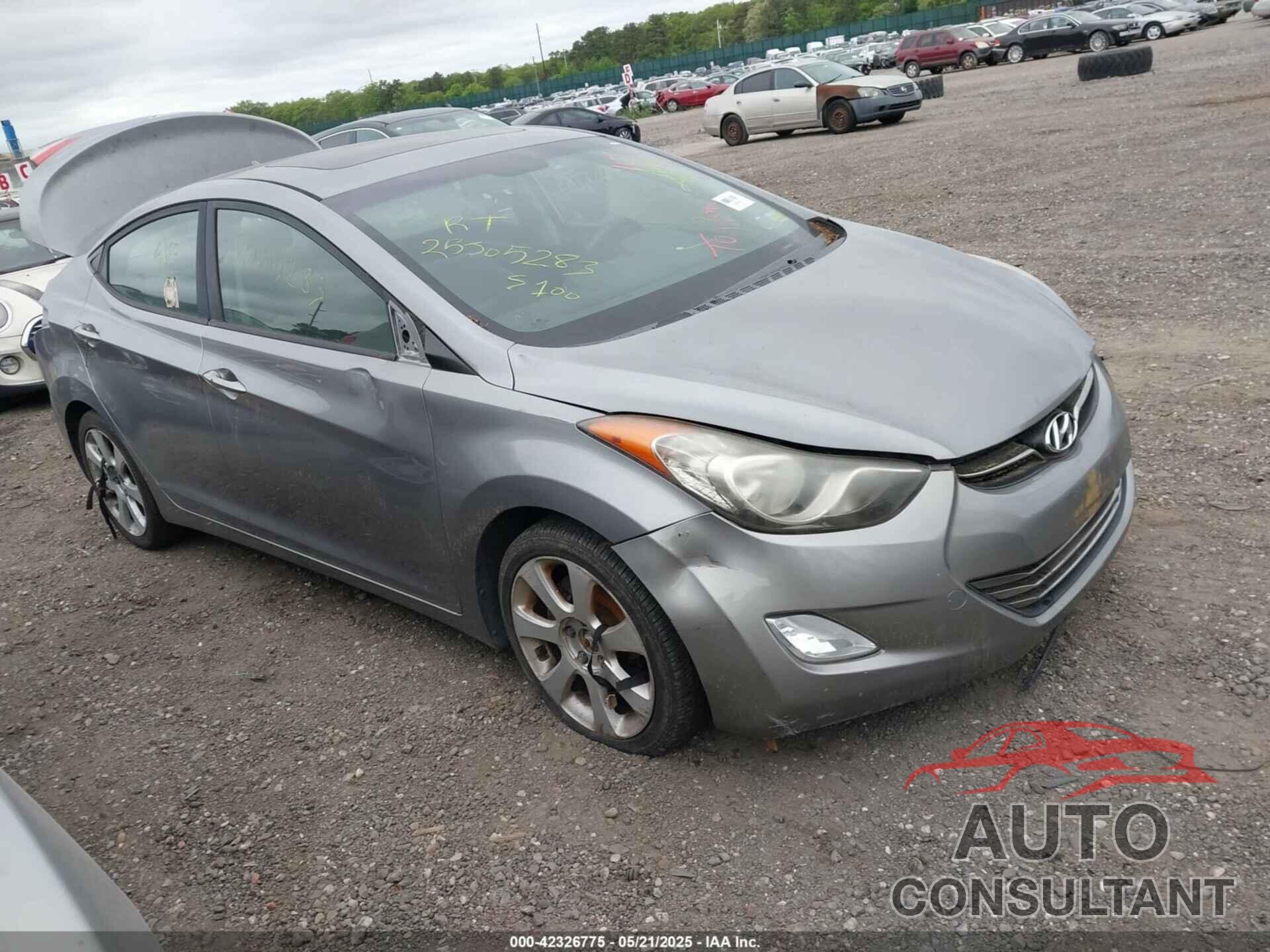 HYUNDAI ELANTRA 2012 - KMHDH4AE0CU481260