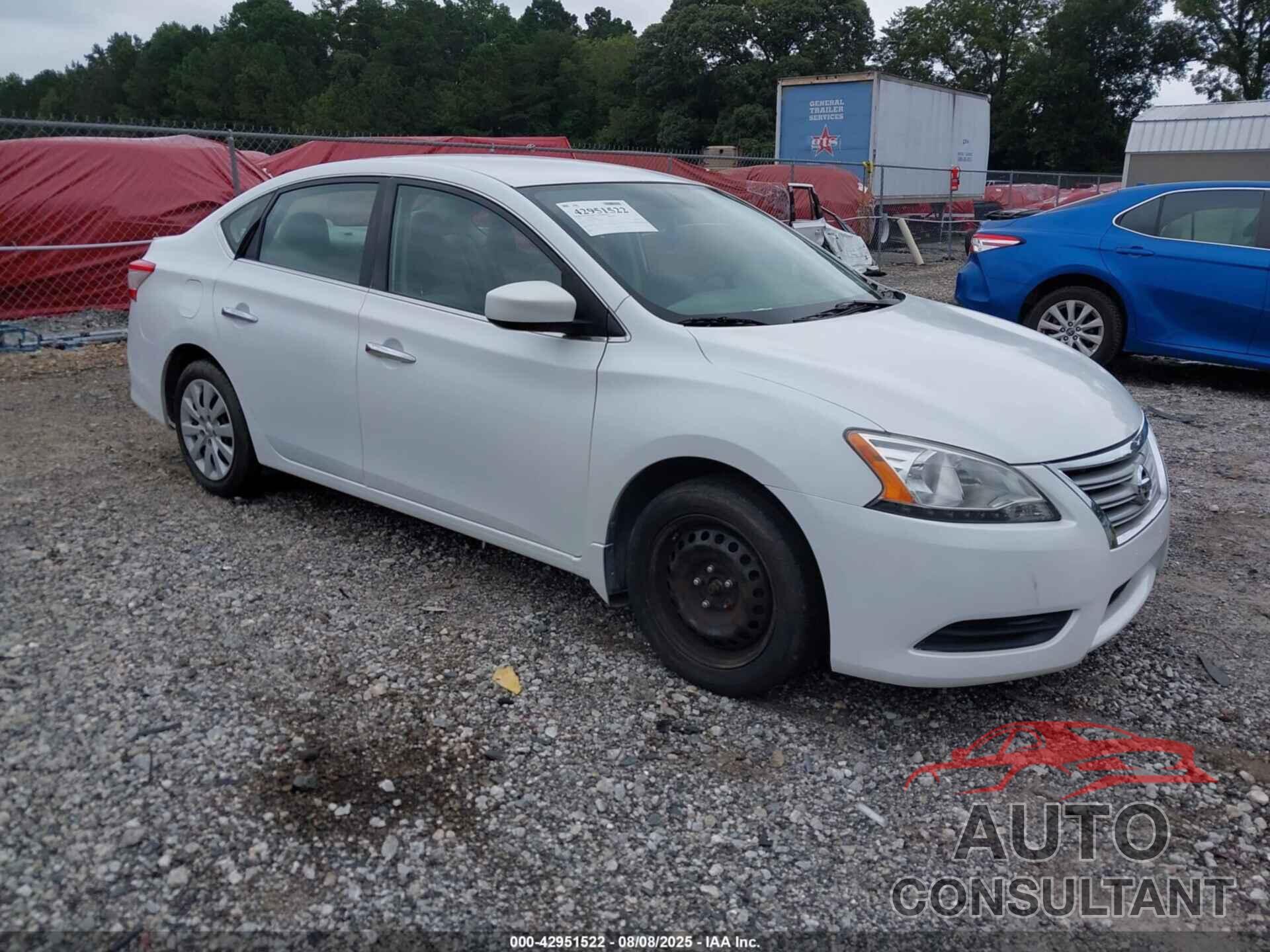NISSAN SENTRA 2014 - 3N1AB7AP0EY296964