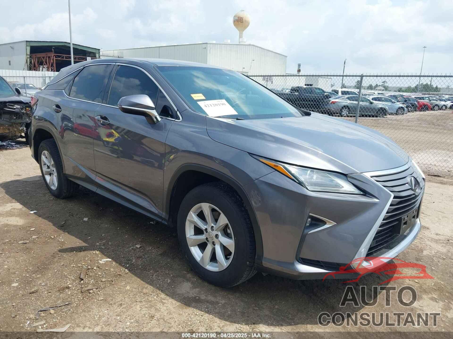 LEXUS RX 350 2016 - 2T2ZZMCAXGC031079