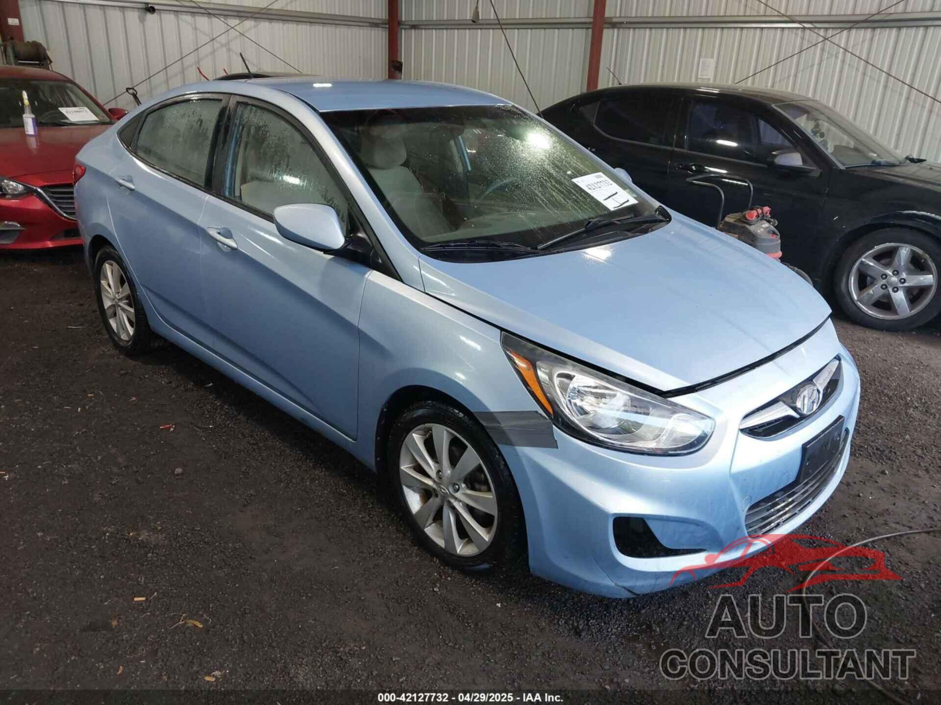 HYUNDAI ACCENT 2013 - KMHCU4AE2DU570501