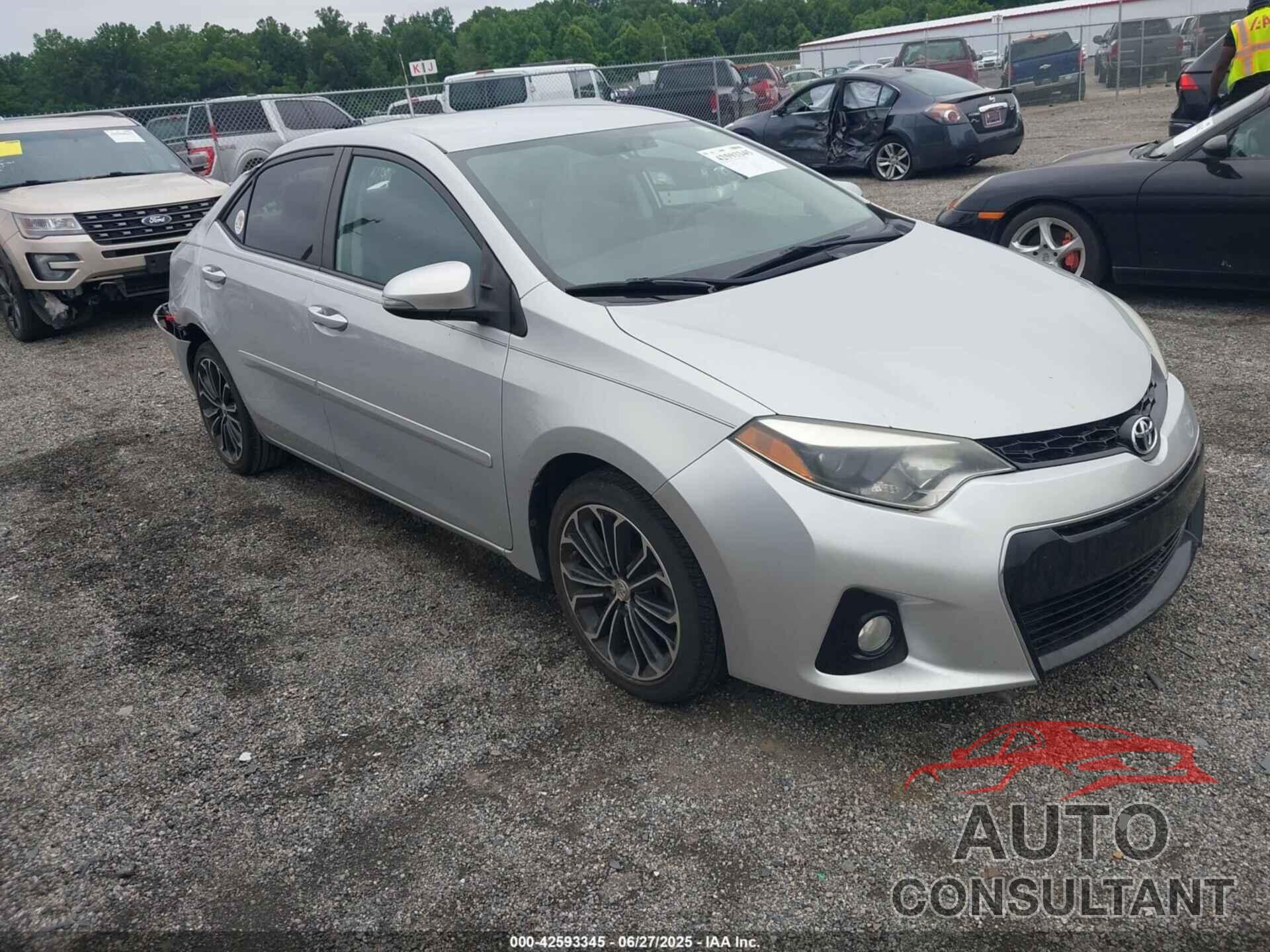 TOYOTA COROLLA 2015 - 2T1BURHE8FC270013