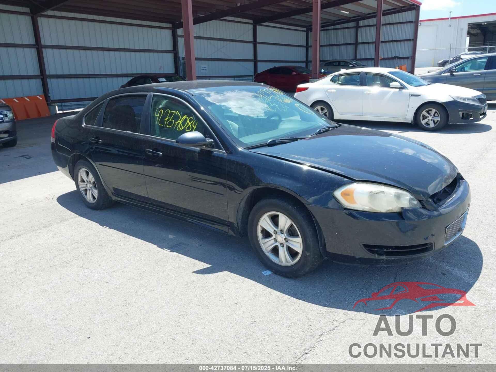 CHEVROLET IMPALA 2013 - 2G1WF5E38D1241509