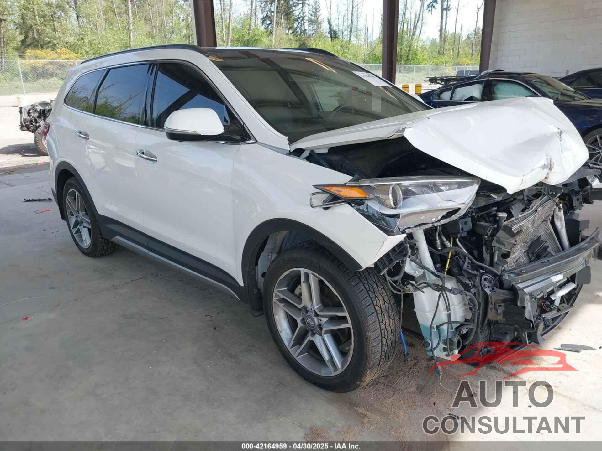 HYUNDAI SANTA FE 2017 - KM8SRDHF5HU216201
