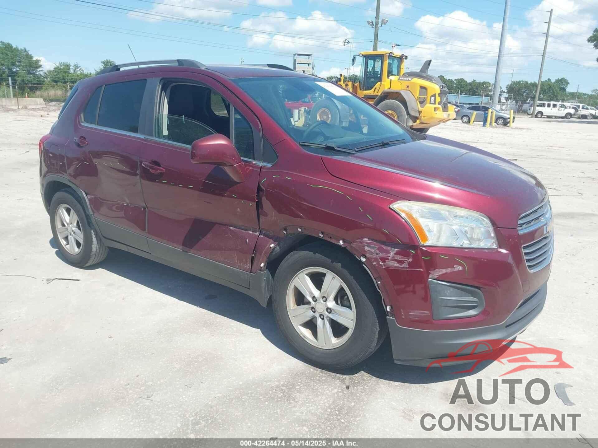 CHEVROLET TRAX 2016 - 3GNCJLSB0GL255844