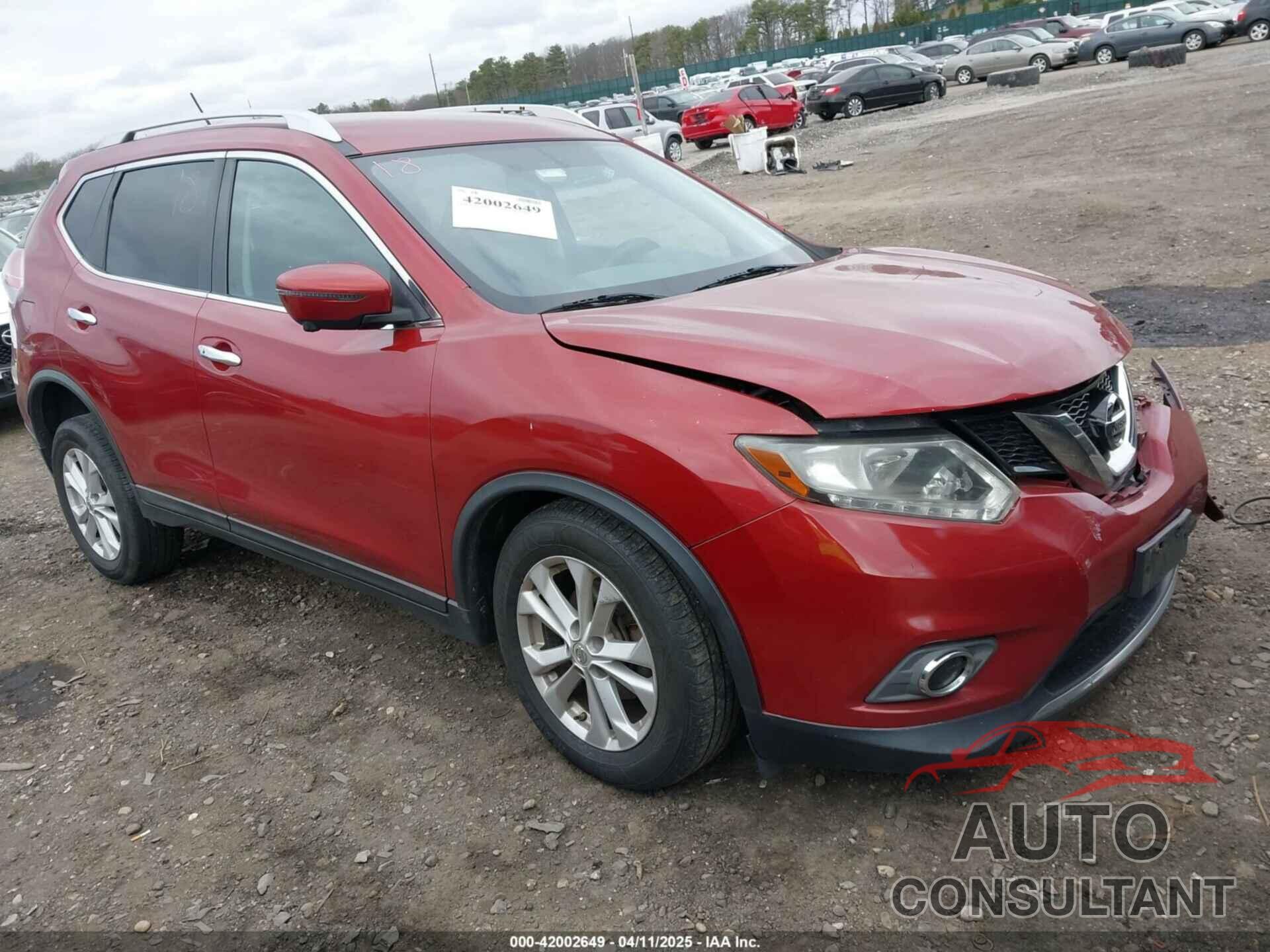 NISSAN ROGUE 2016 - KNMAT2MV3GP634496